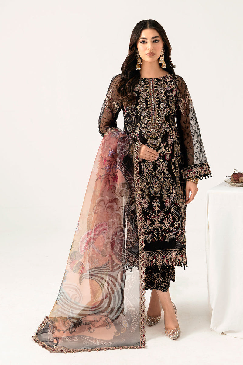 Ramsha | Minhal Organza Collection | M-1105 by Ramsha - Designer Dress - Type: Ladies Clothes - Available at Libayah - 100% Original