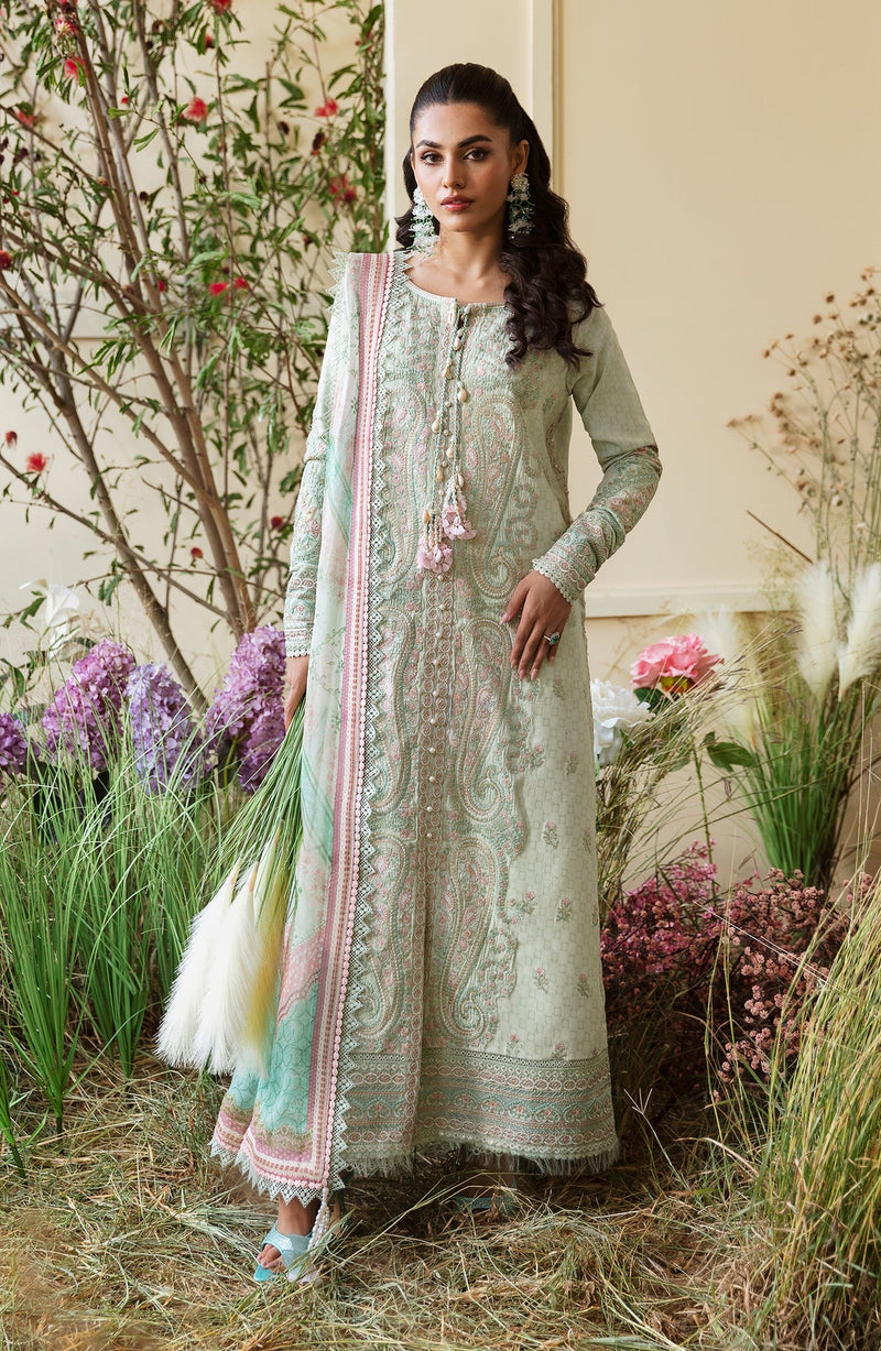 Zevk | Flora Festive Lawn | BLOSSOM by Zevk - Designer Dress - Type: Ladies Clothes - Available at Libayah - 100% Original