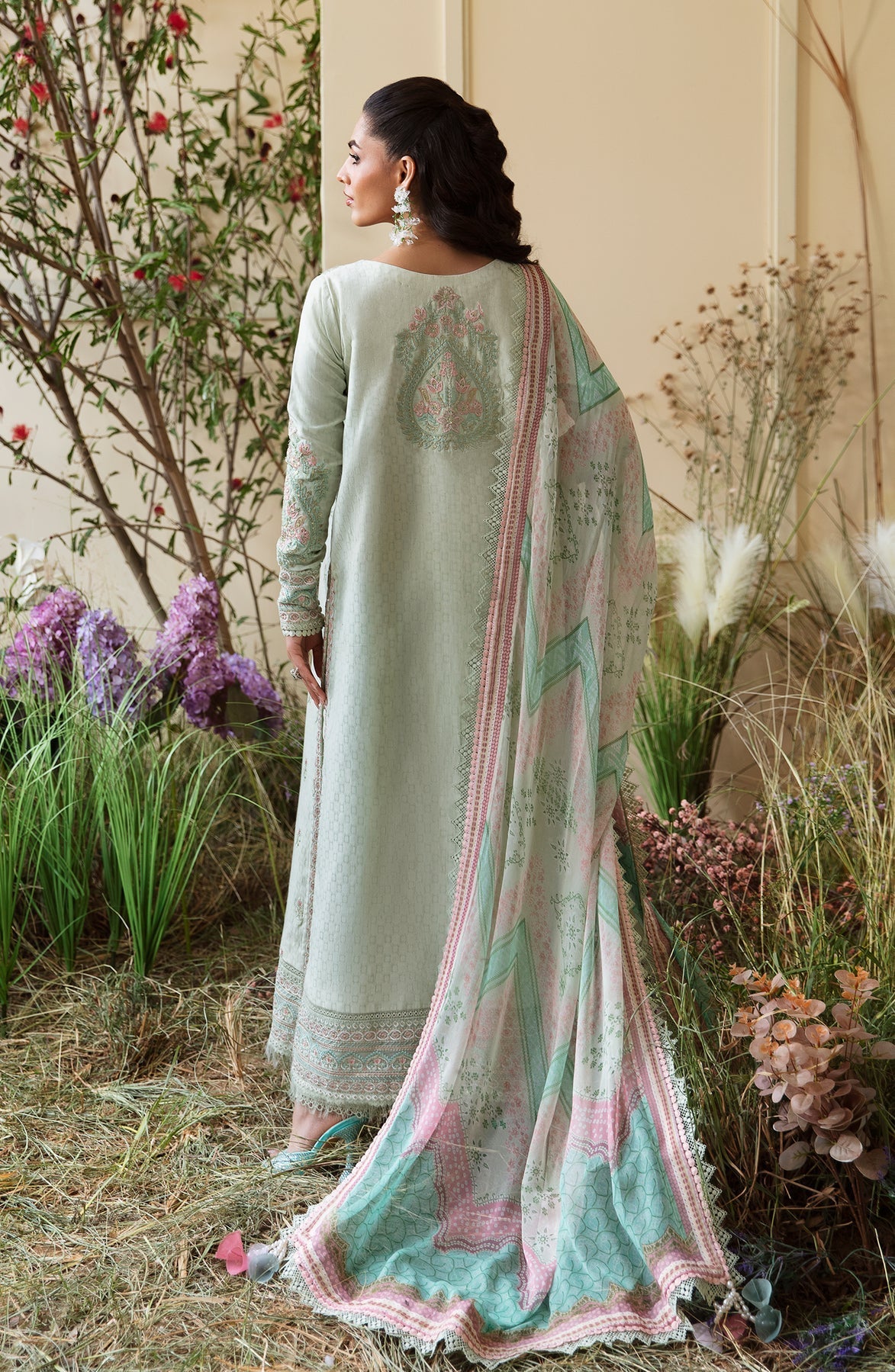 Zevk | Flora Festive Lawn | BLOSSOM by Zevk - Designer Dress - Type: Ladies Clothes - Available at Libayah - 100% Original