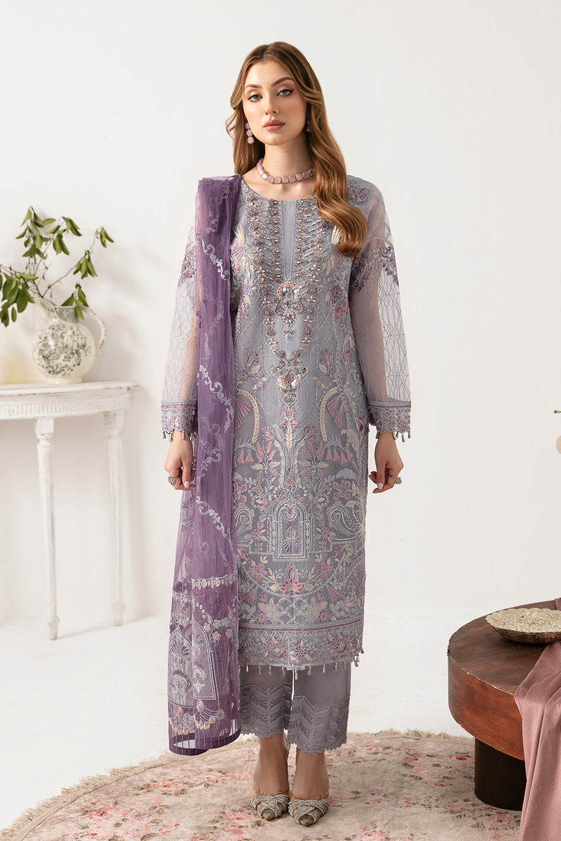Ramsha | Minhal Organza Collection | M-1104 by Ramsha - Designer Dress - Type: Ladies Clothes - Available at Libayah - 100% Original