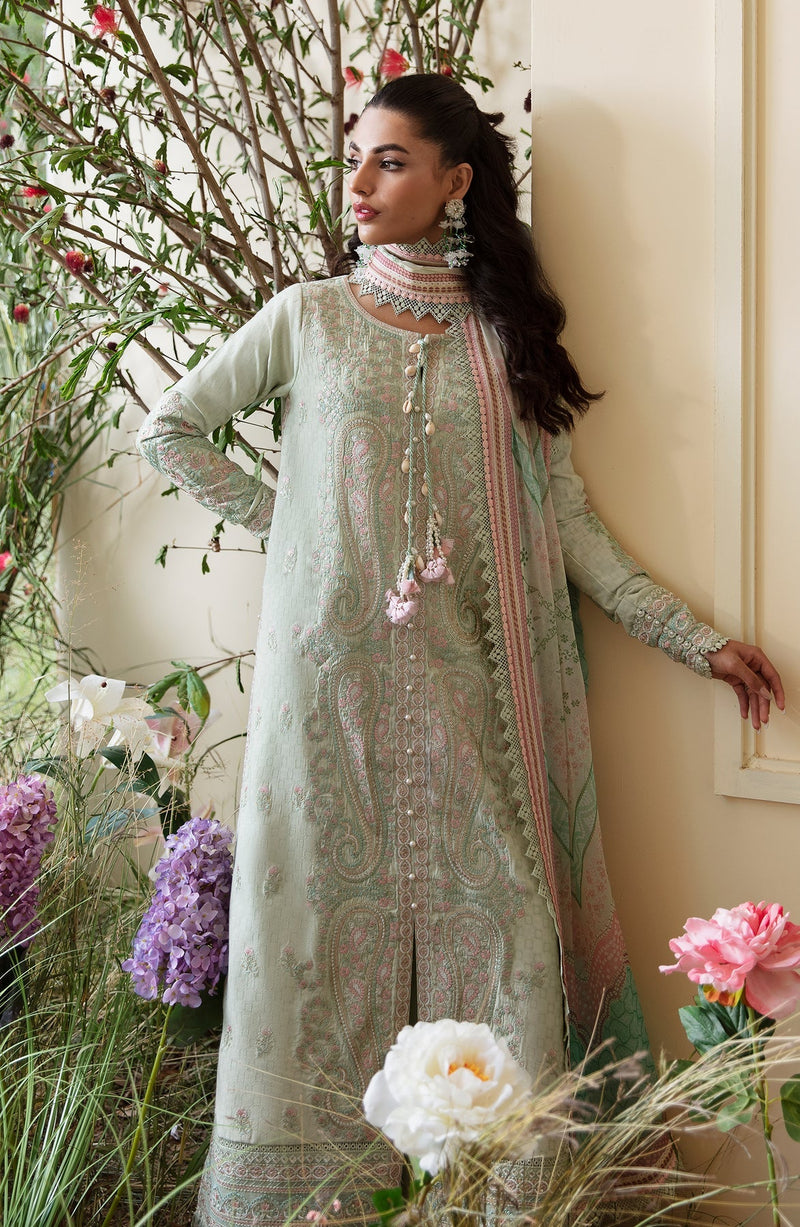 Zevk | Flora Festive Lawn | BLOSSOM by Zevk - Designer Dress - Type: Ladies Clothes - Available at Libayah - 100% Original