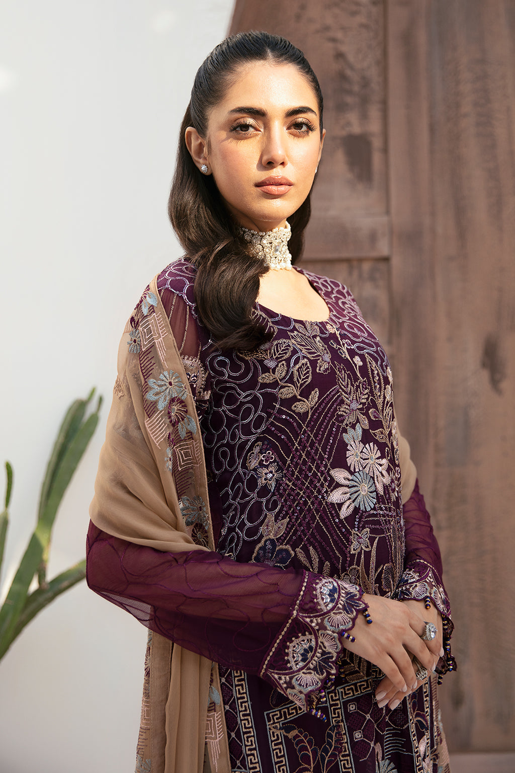 Ramsha | Weightless Chiffon 24 | F-2608 by Ramsha - Designer Dress - Type: Ladies Clothes - Available at Libayah - 100% Original