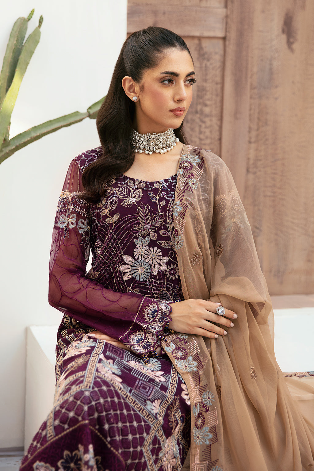 Ramsha | Weightless Chiffon 24 | F-2608 by Ramsha - Designer Dress - Type: Ladies Clothes - Available at Libayah - 100% Original