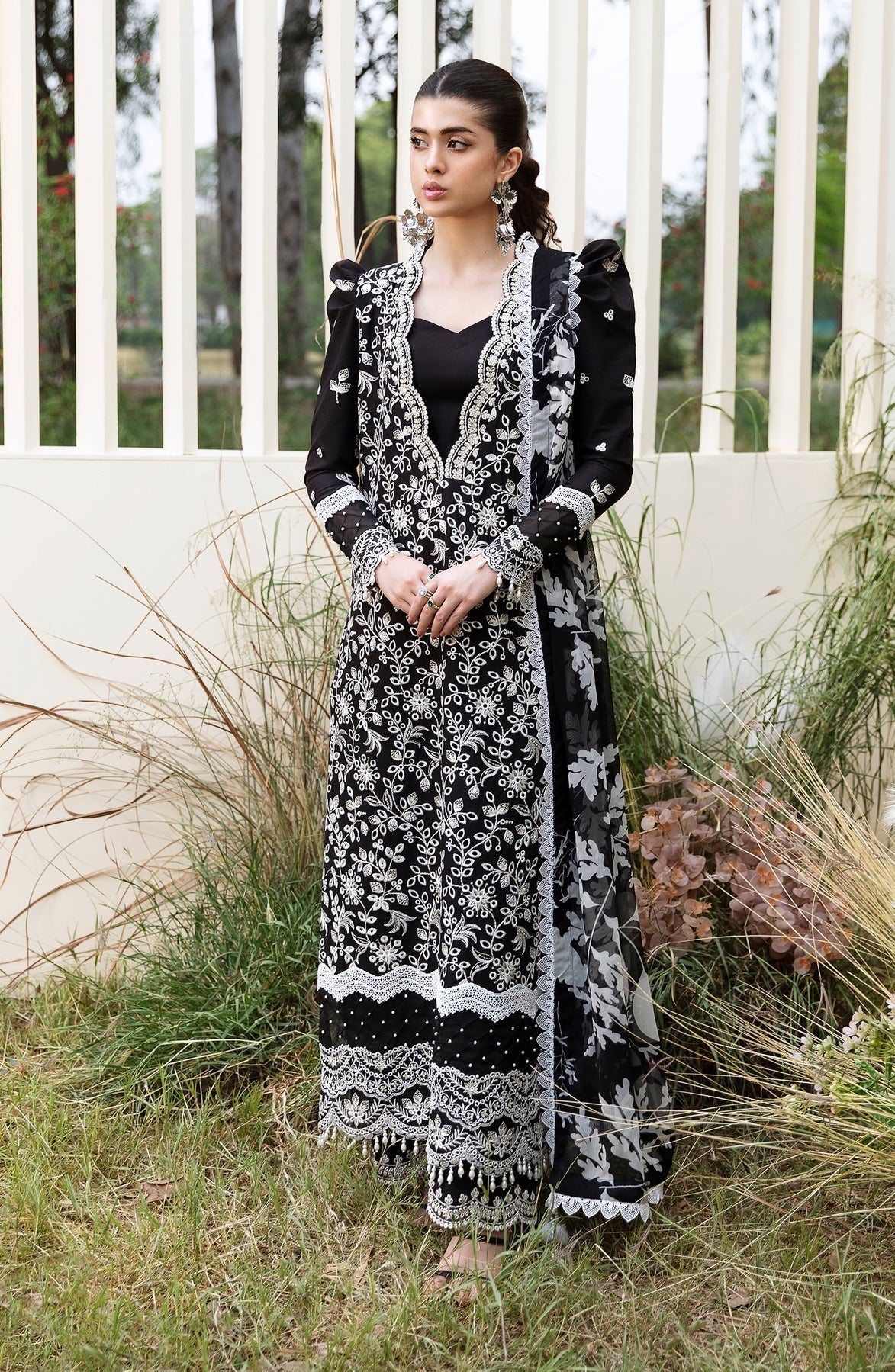 Zevk | Flora Festive Lawn | DUSK by Zevk - Designer Dress - Type: Ladies Clothes - Available at Libayah - 100% Original