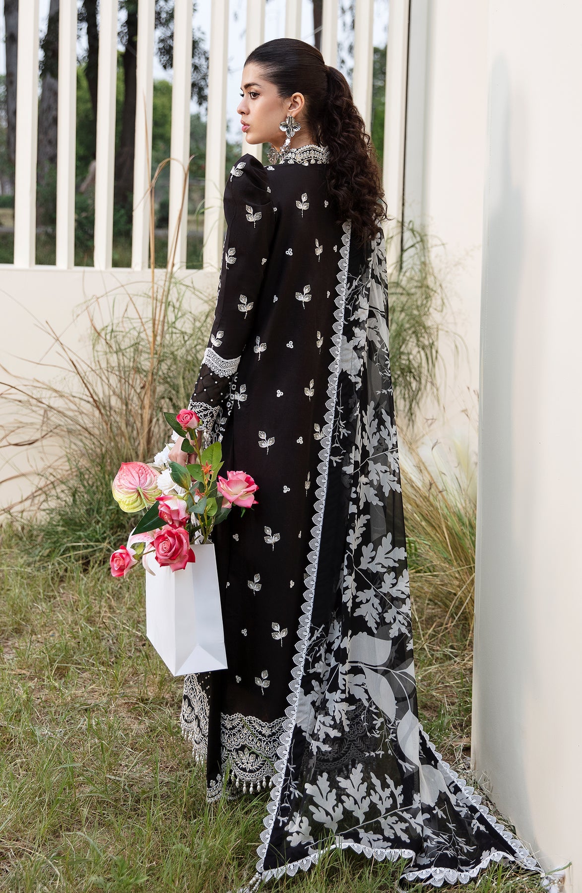 Zevk | Flora Festive Lawn | DUSK by Zevk - Designer Dress - Type: Ladies Clothes - Available at Libayah - 100% Original