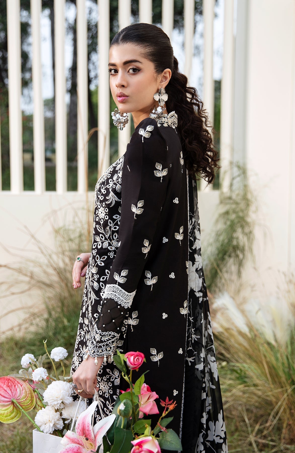 Zevk | Flora Festive Lawn | DUSK by Zevk - Designer Dress - Type: Ladies Clothes - Available at Libayah - 100% Original