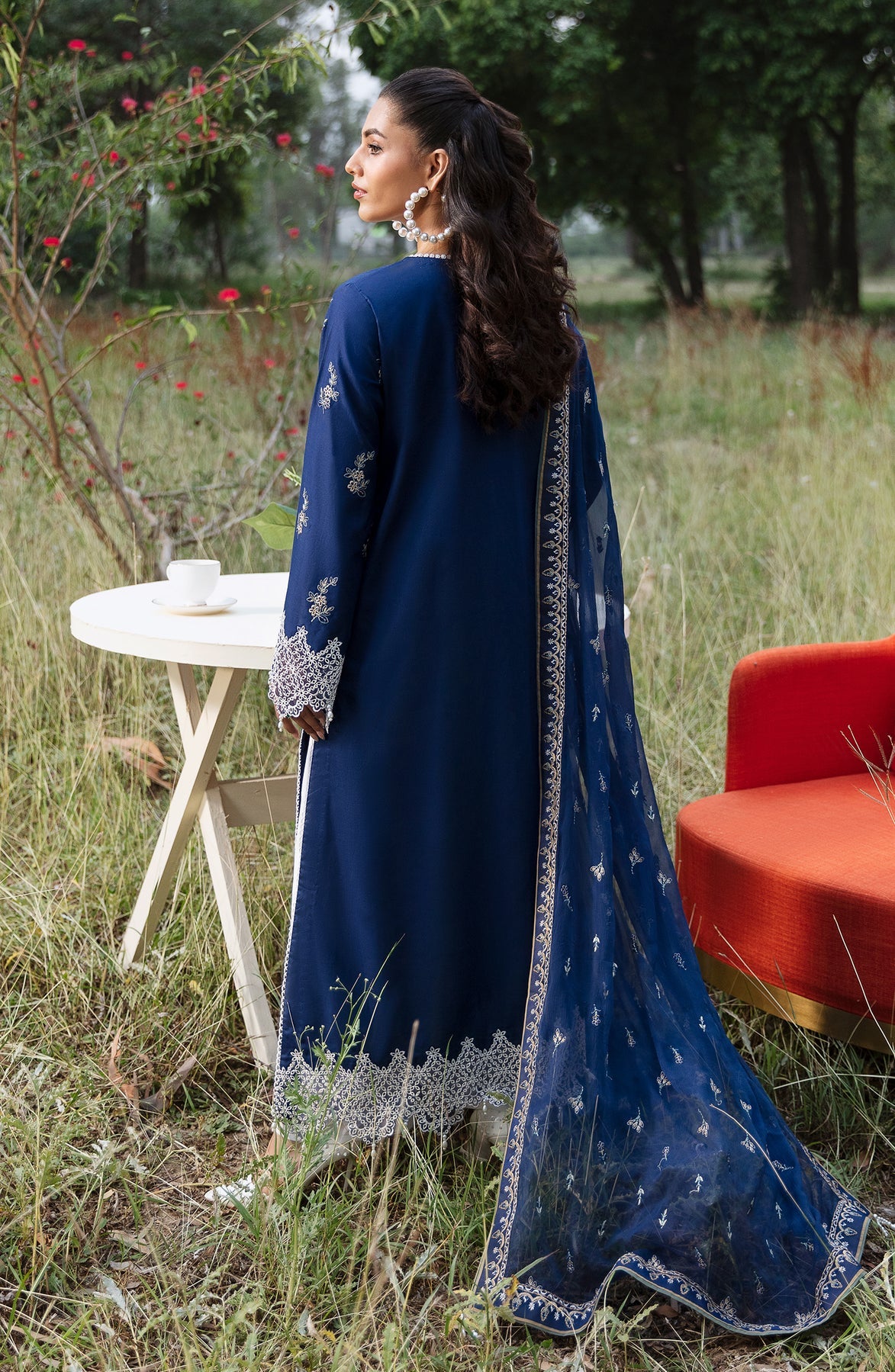 Zevk | Flora Festive Lawn | DAISY by Zevk - Designer Dress - Type: Ladies Clothes - Available at Libayah - 100% Original