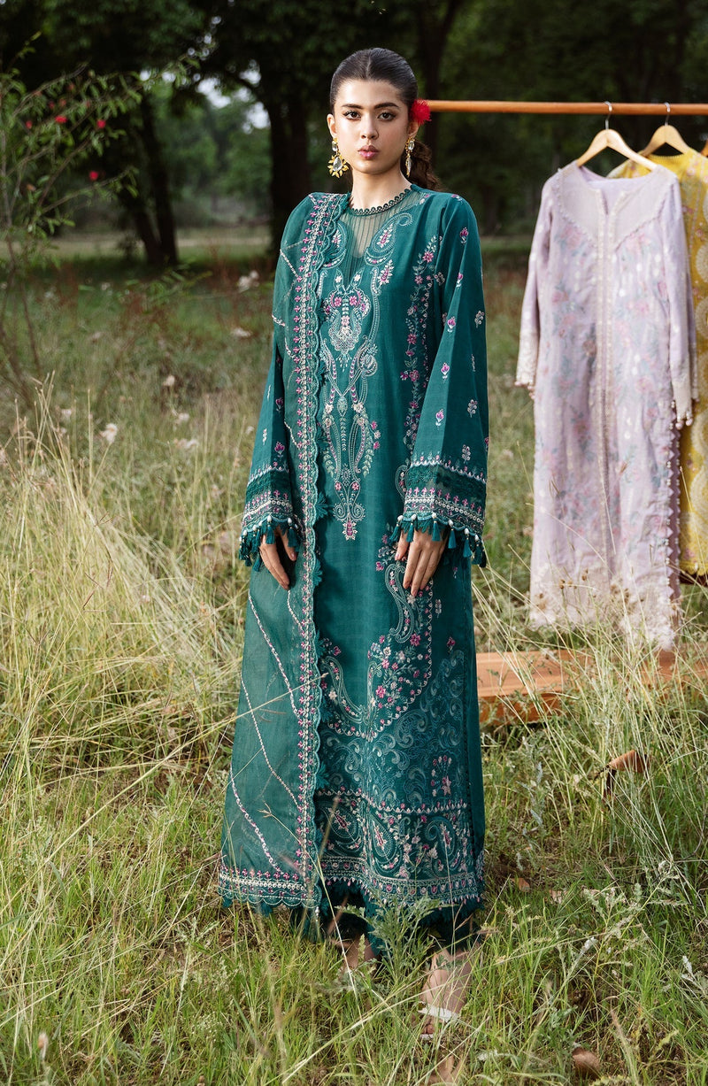 Zevk | Flora Festive Lawn | RELIC by Zevk - Designer Dress - Type: Ladies Clothes - Available at Libayah - 100% Original