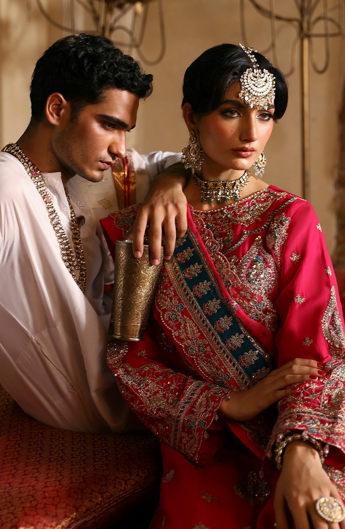 Emaan Adeel | Devdas Formals | SAANVI by Emaan Adeel - Designer Dress - Type: Ladies Clothes - Available at Libayah - 100% Original