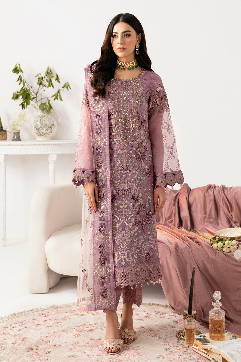 Ramsha | Minhal Organza Collection | M-1107 by Ramsha - Designer Dress - Type: Ladies Clothes - Available at Libayah - 100% Original