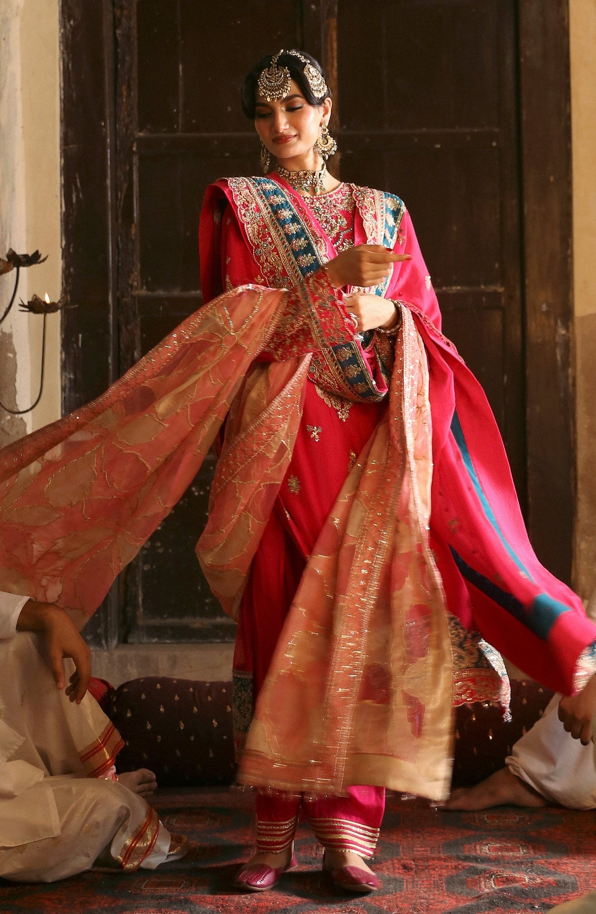 Emaan Adeel | Devdas Formals | SAANVI by Emaan Adeel - Designer Dress - Type: Ladies Clothes - Available at Libayah - 100% Original