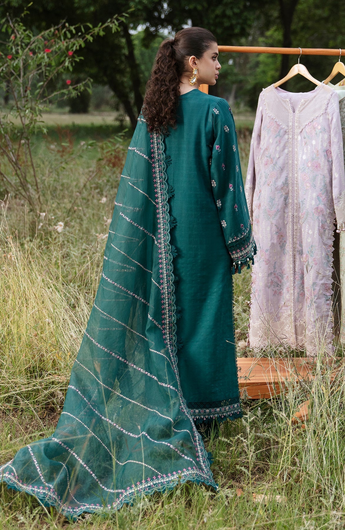 Zevk | Flora Festive Lawn | RELIC by Zevk - Designer Dress - Type: Ladies Clothes - Available at Libayah - 100% Original
