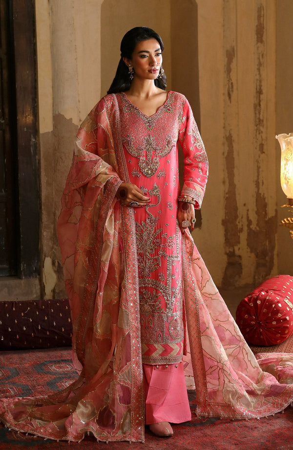 Emaan Adeel | Devdas Formals | ZAARBAKHT by Emaan Adeel - Designer Dress - Type: Ladies Clothes - Available at Libayah - 100% Original