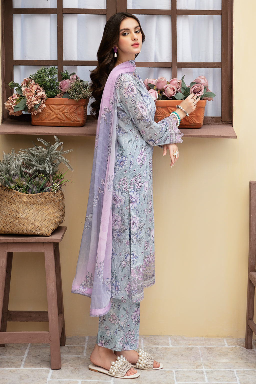 Ramsha | Rangrez Lawn Collection | N-508 by Ramsha - Designer Dress - Type: Ladies Clothes - Available at Libayah - 100% Original