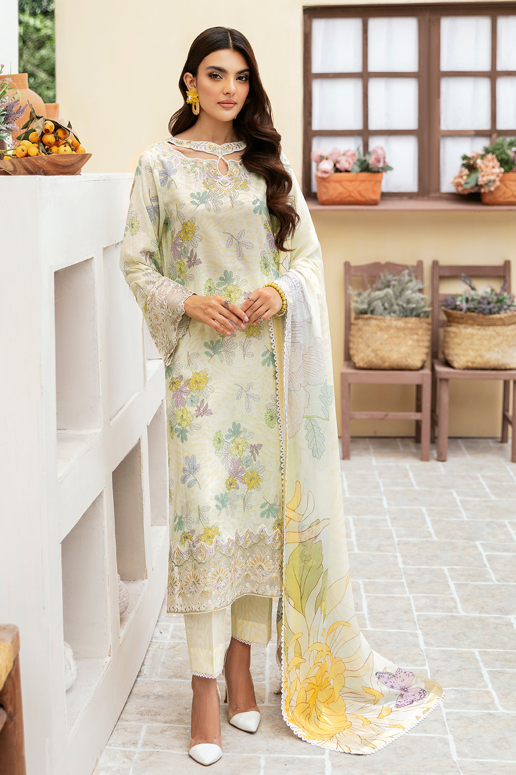 Ramsha | Rangrez Lawn Collection | N-501 by Ramsha - Designer Dress - Type: Ladies Clothes - Available at Libayah - 100% Original
