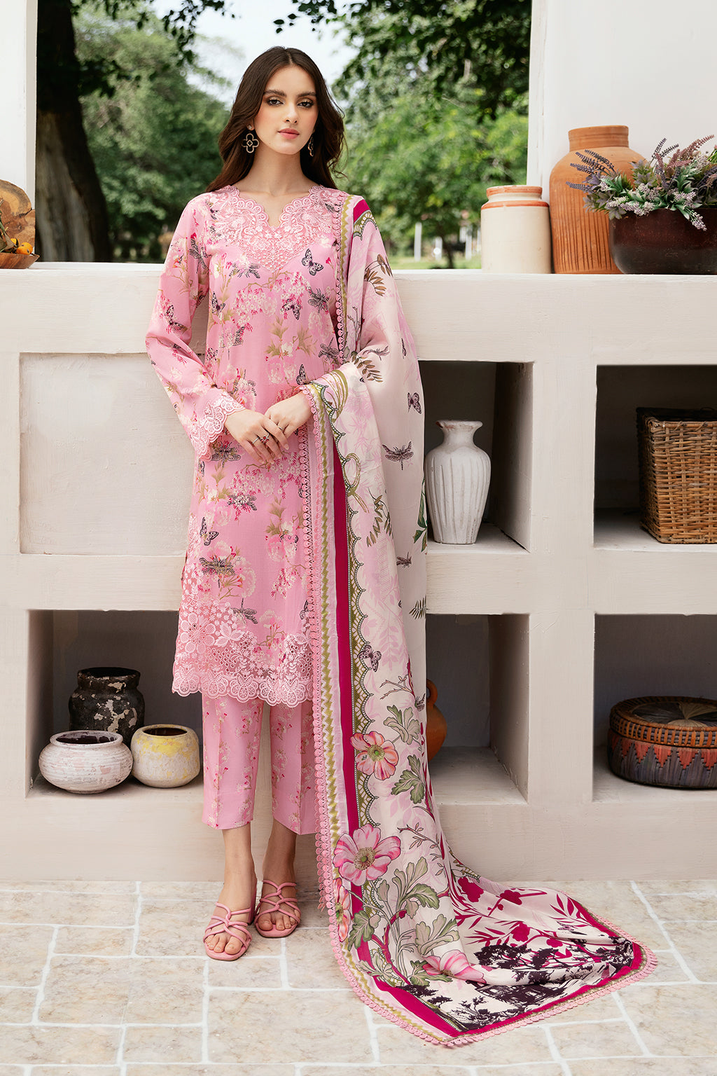 Ramsha | Rangrez Lawn Collection | N-502 by Ramsha - Designer Dress - Type: Ladies Clothes - Available at Libayah - 100% Original