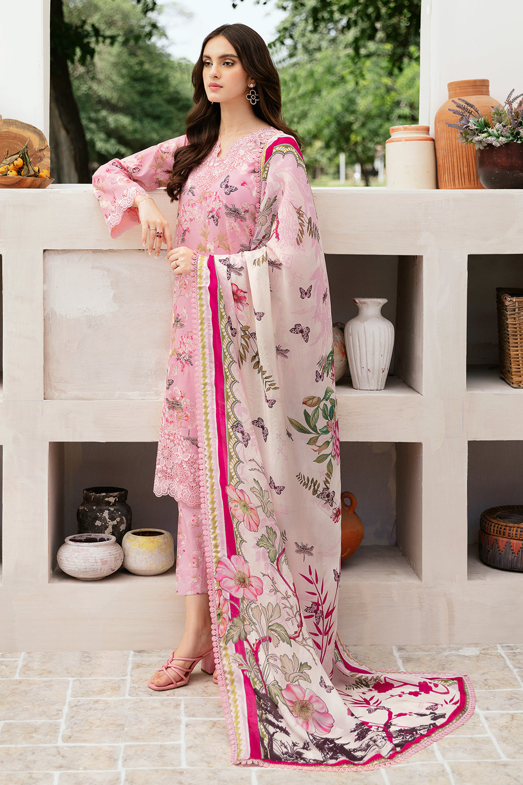 Ramsha | Rangrez Lawn Collection | N-502 by Ramsha - Designer Dress - Type: Ladies Clothes - Available at Libayah - 100% Original