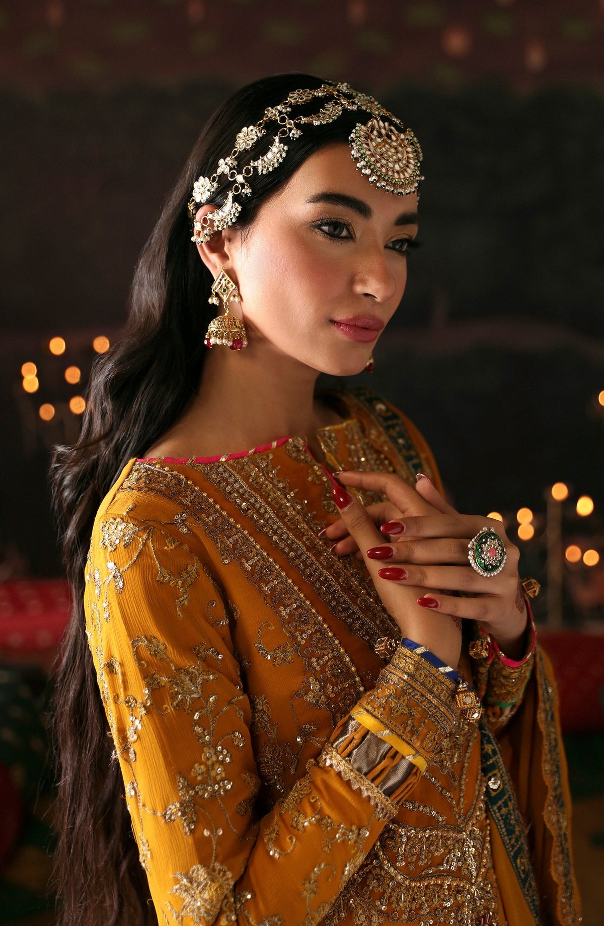 Emaan Adeel | Devdas Formals | ROSHAN JAHAN by Emaan Adeel - Designer Dress - Type: Ladies Clothes - Available at Libayah - 100% Original