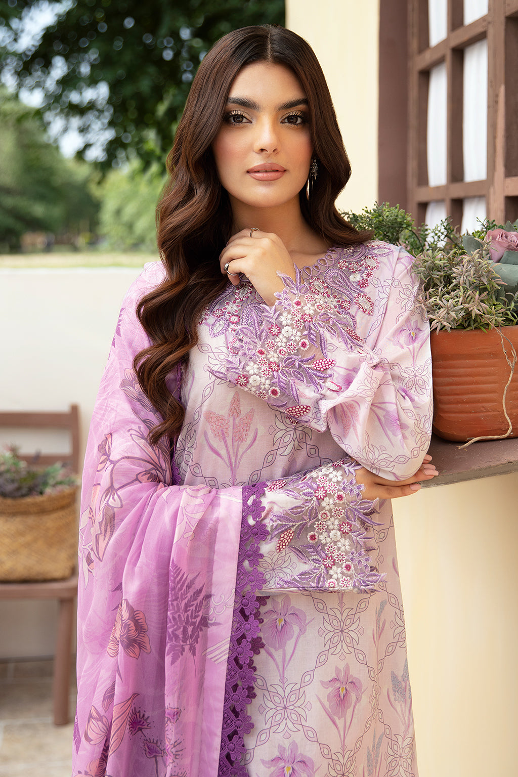 Ramsha | Rangrez Lawn Collection | N-504 by Ramsha - Designer Dress - Type: Ladies Clothes - Available at Libayah - 100% Original
