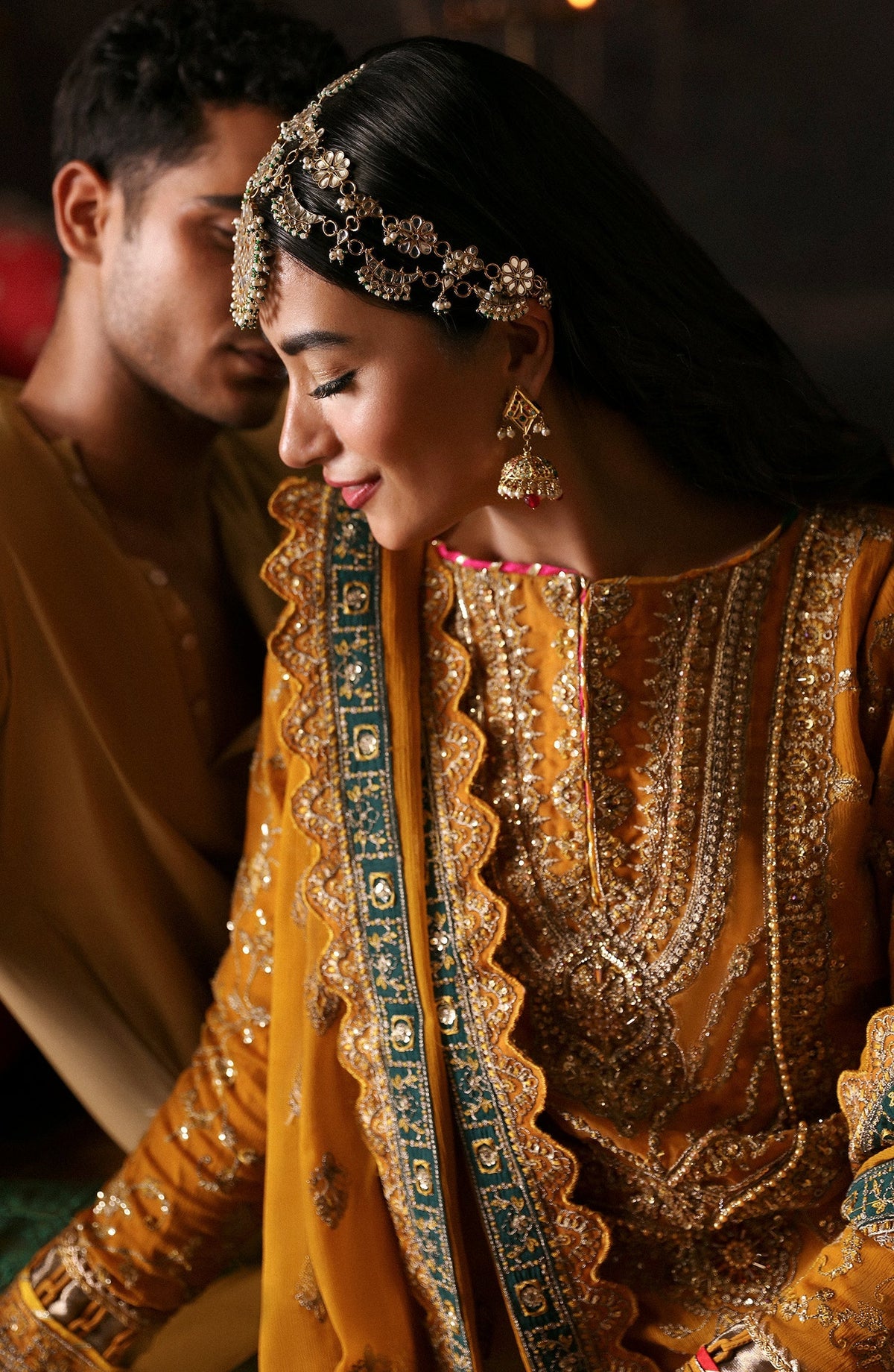 Emaan Adeel | Devdas Formals | ROSHAN JAHAN by Emaan Adeel - Designer Dress - Type: Ladies Clothes - Available at Libayah - 100% Original