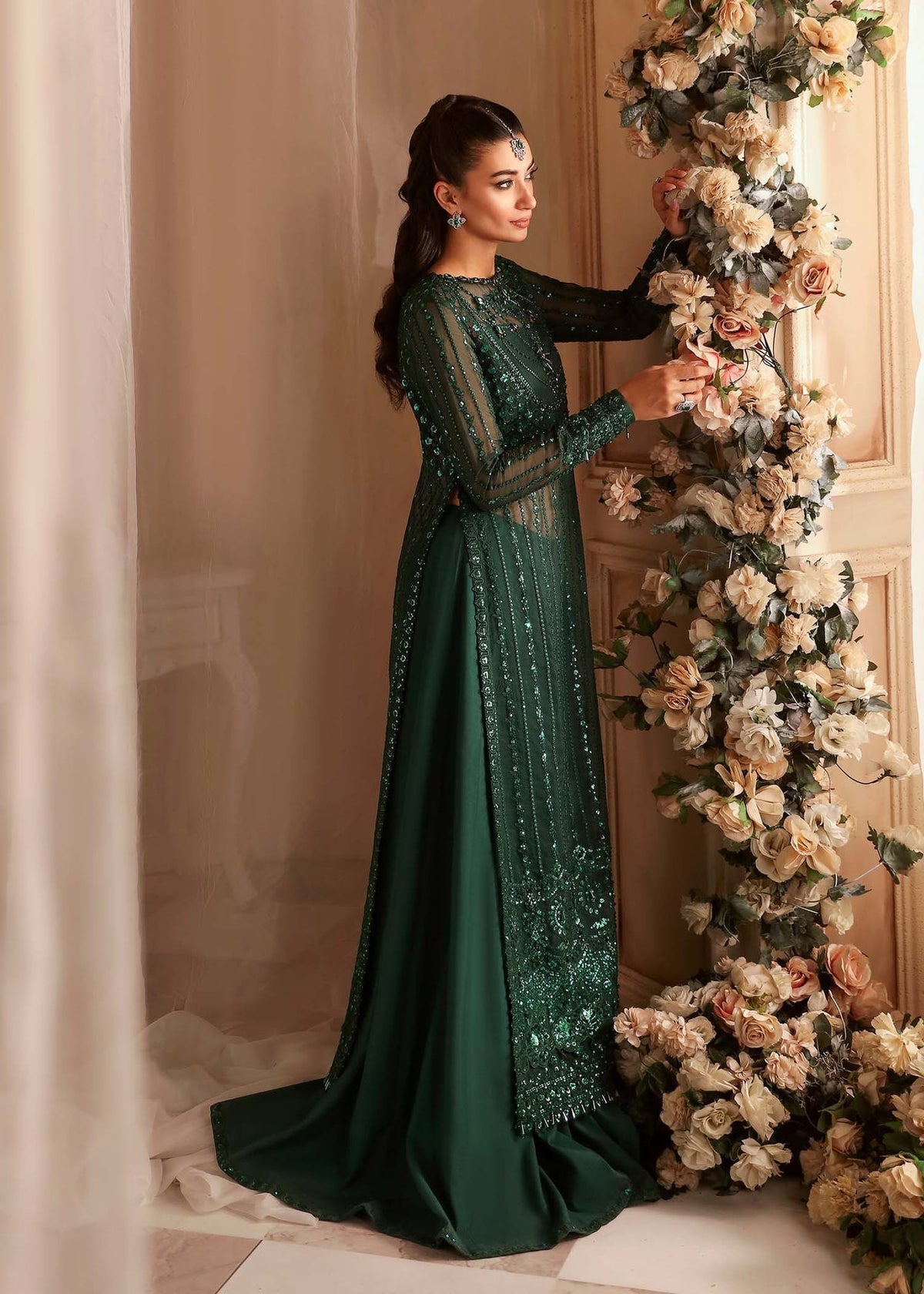 Akbar Aslam | Aleia Luxury Formals | Emeraude by Akbar Aslam - Designer Dress - Type: Bridal - Available at Libayah - 100% Original