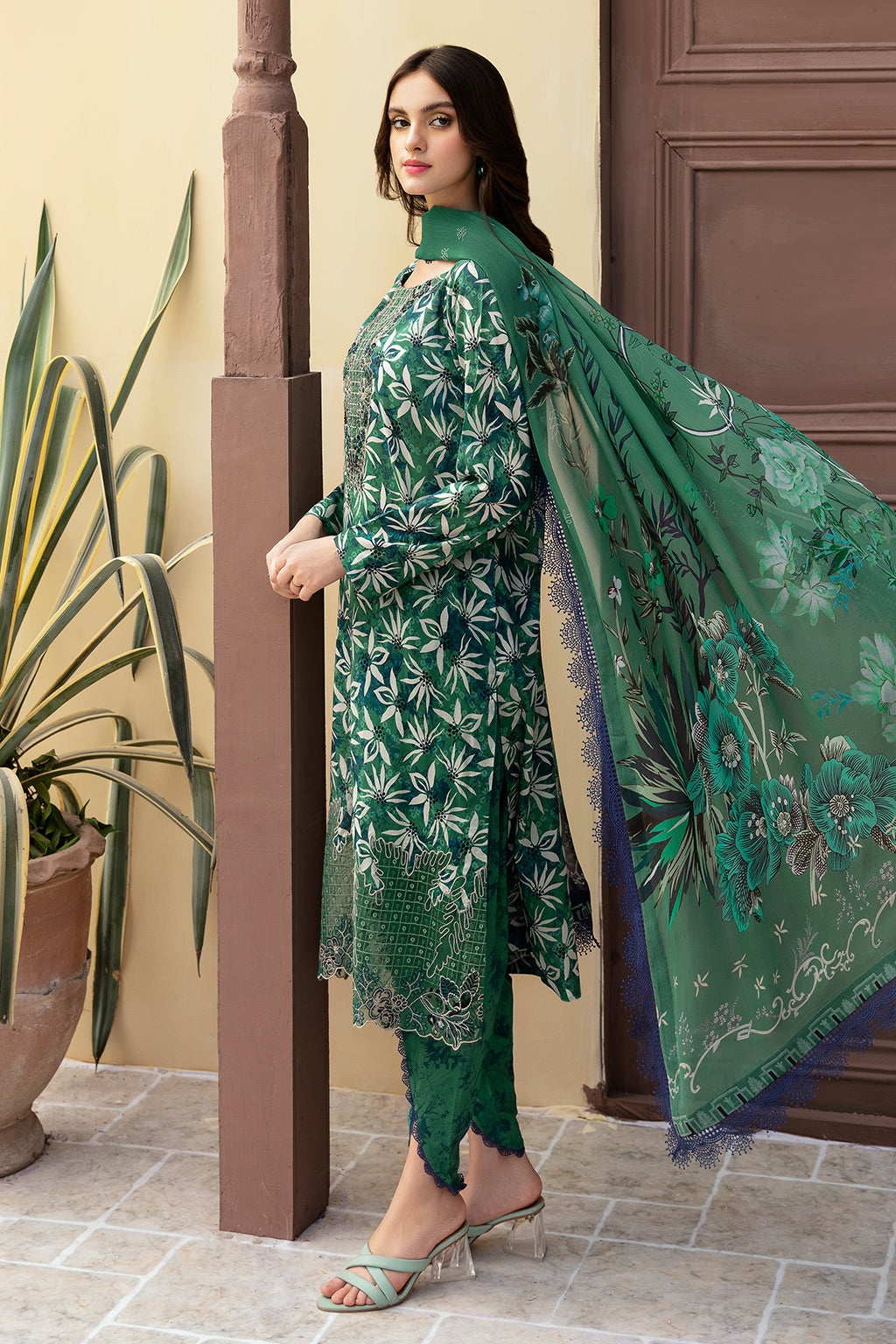 Ramsha | Rangrez Lawn Collection | N-507 by Ramsha - Designer Dress - Type: Ladies Clothes - Available at Libayah - 100% Original