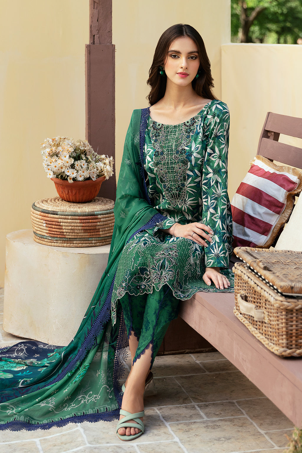 Ramsha | Rangrez Lawn Collection | N-507 by Ramsha - Designer Dress - Type: Ladies Clothes - Available at Libayah - 100% Original