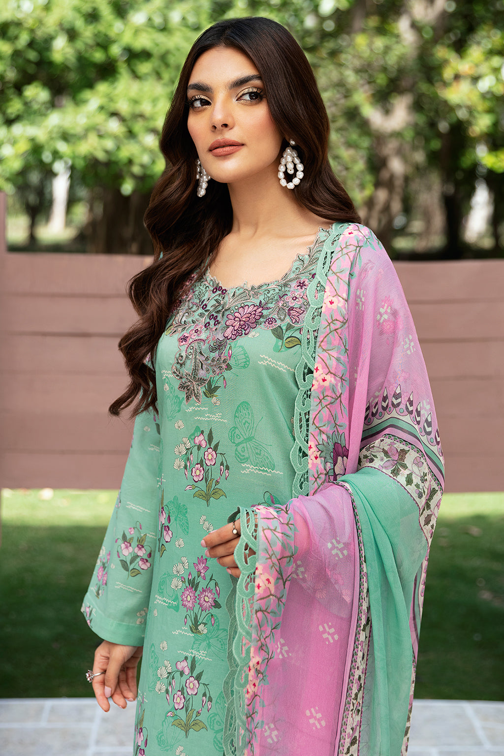 Ramsha | Rangrez Lawn Collection | N-510 by Ramsha - Designer Dress - Type: Ladies Clothes - Available at Libayah - 100% Original