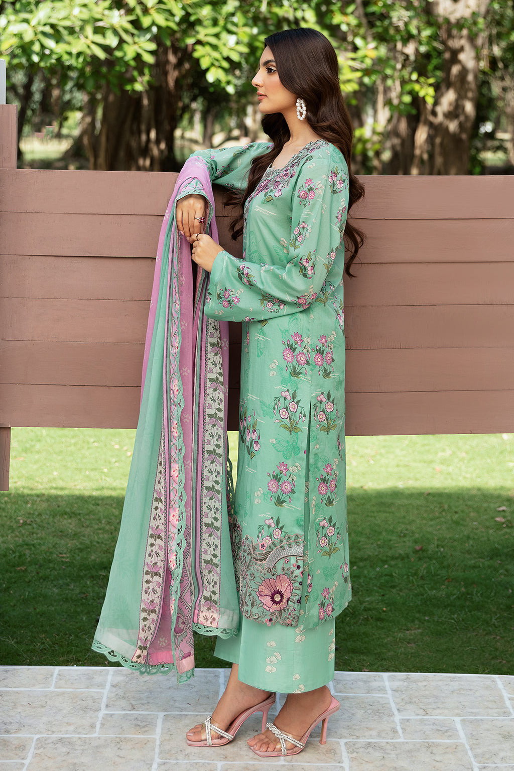 Ramsha | Rangrez Lawn Collection | N-510 by Ramsha - Designer Dress - Type: Ladies Clothes - Available at Libayah - 100% Original