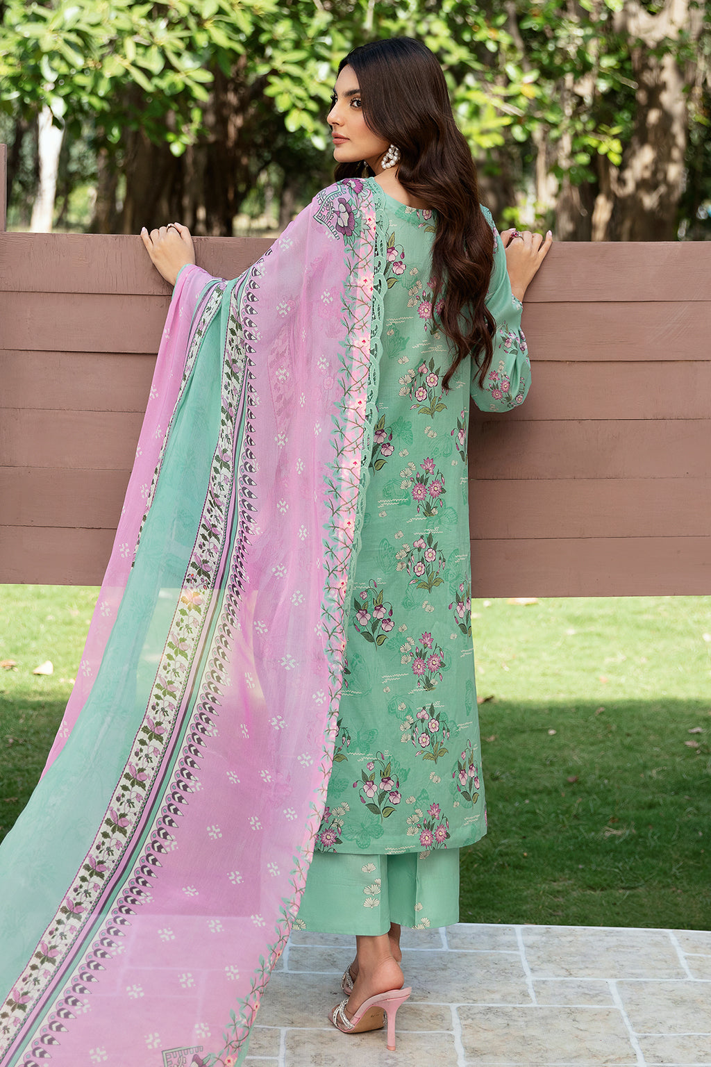 Ramsha | Rangrez Lawn Collection | N-510 by Ramsha - Designer Dress - Type: Ladies Clothes - Available at Libayah - 100% Original