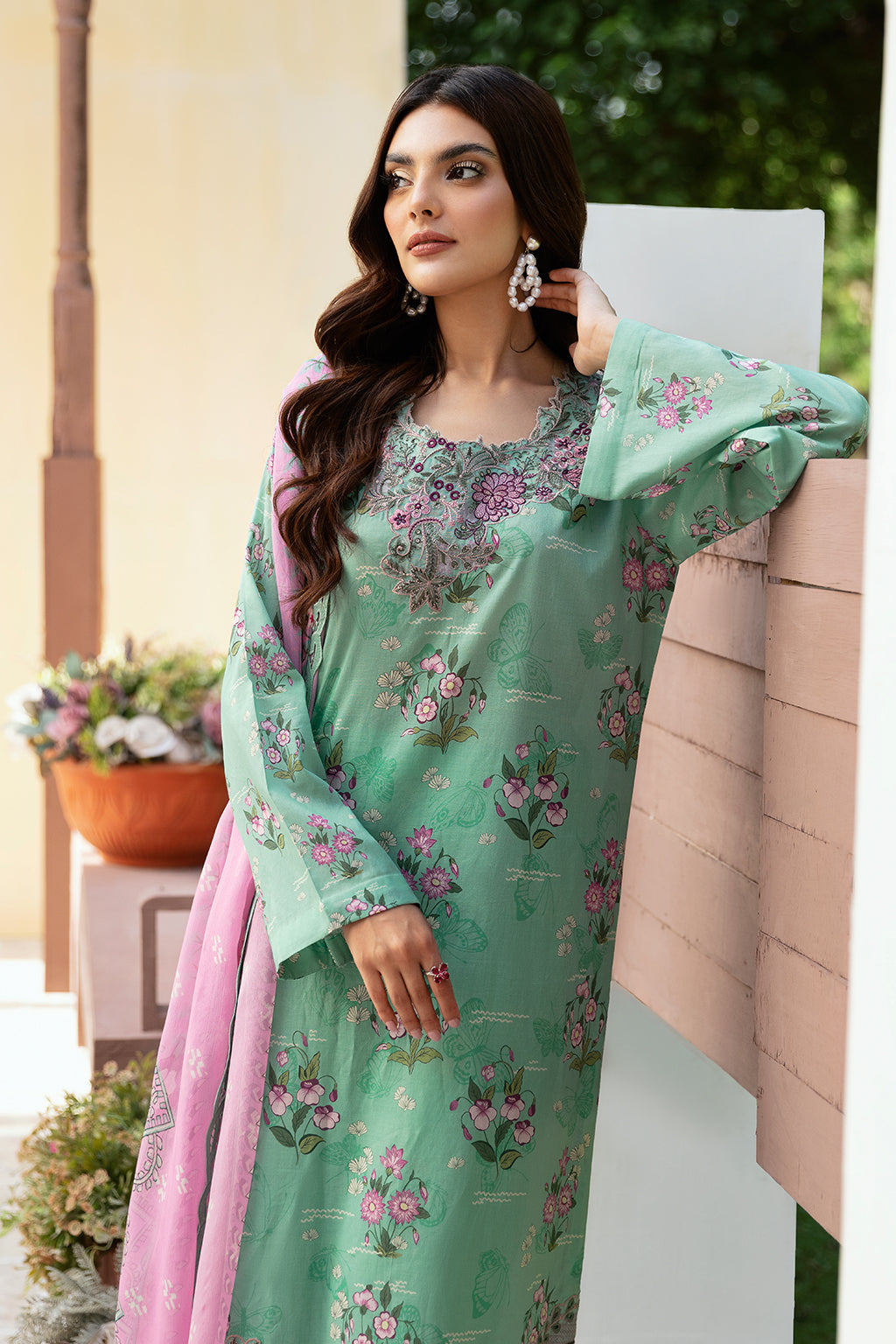Ramsha | Rangrez Lawn Collection | N-510 by Ramsha - Designer Dress - Type: Ladies Clothes - Available at Libayah - 100% Original