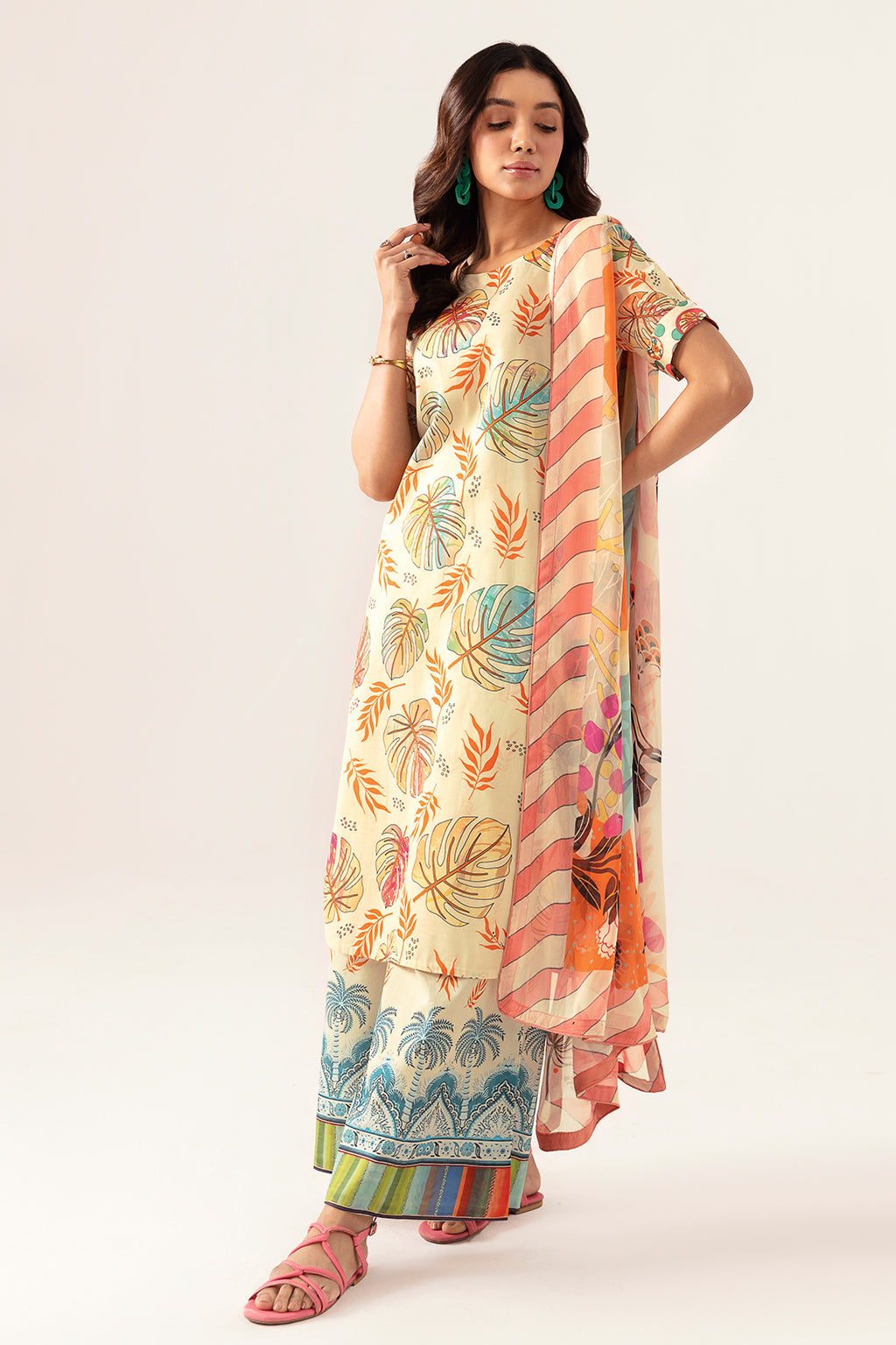 Ramsha | Pinted Lawn | RP-107 by Ramsha - Designer Dress - Type: Ladies Clothes - Available at Libayah - 100% Original