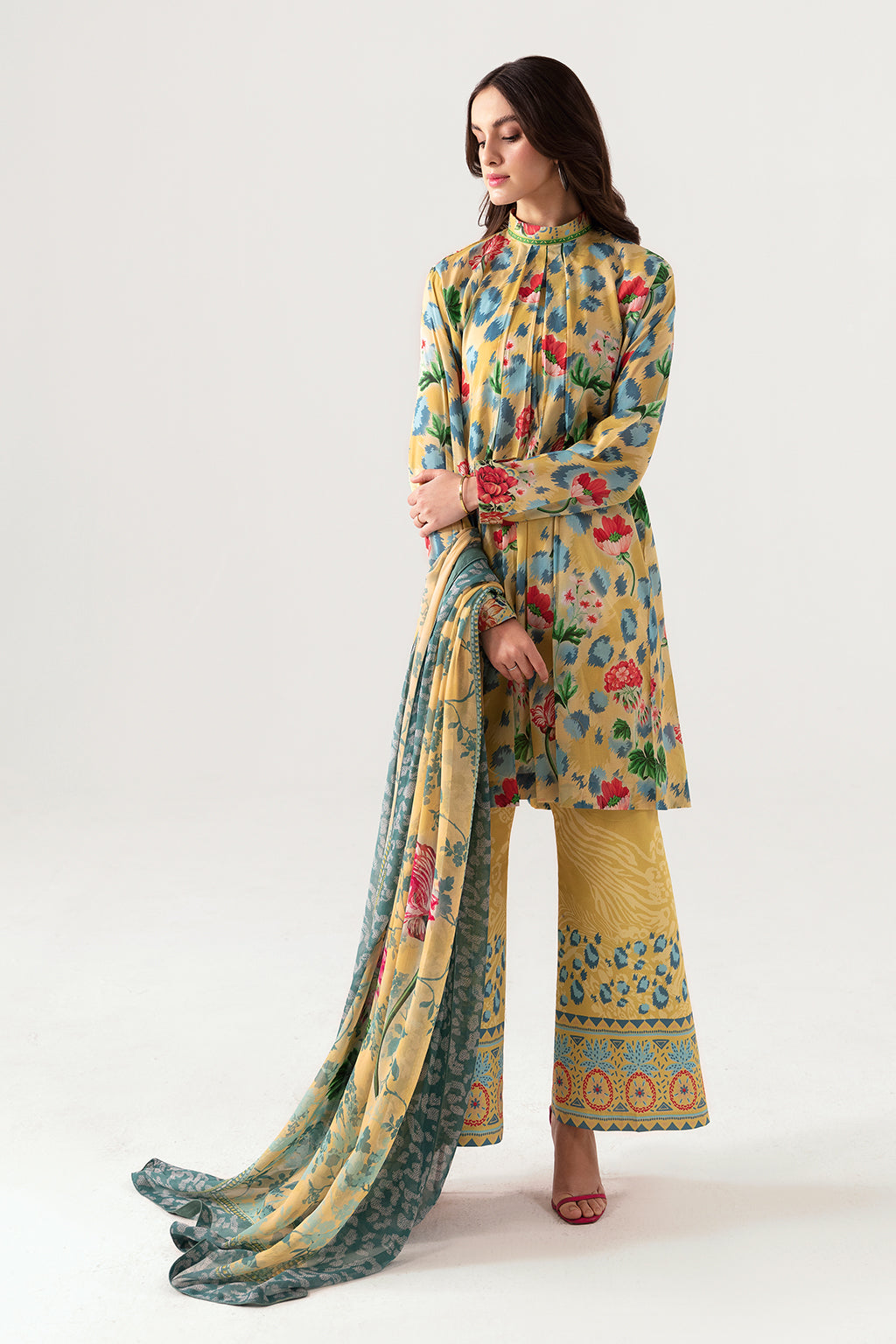 Ramsha | Pinted Lawn | RP-109 by Ramsha - Designer Dress - Type: Ladies Clothes - Available at Libayah - 100% Original