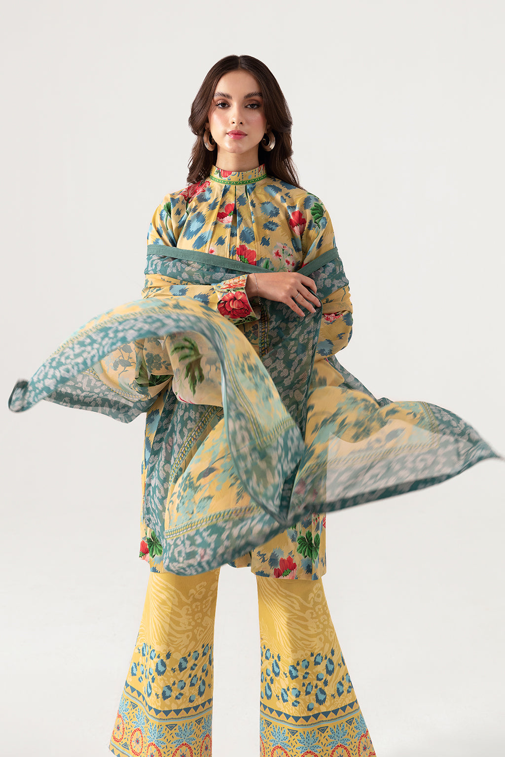 Ramsha | Pinted Lawn | RP-109 by Ramsha - Designer Dress - Type: Ladies Clothes - Available at Libayah - 100% Original