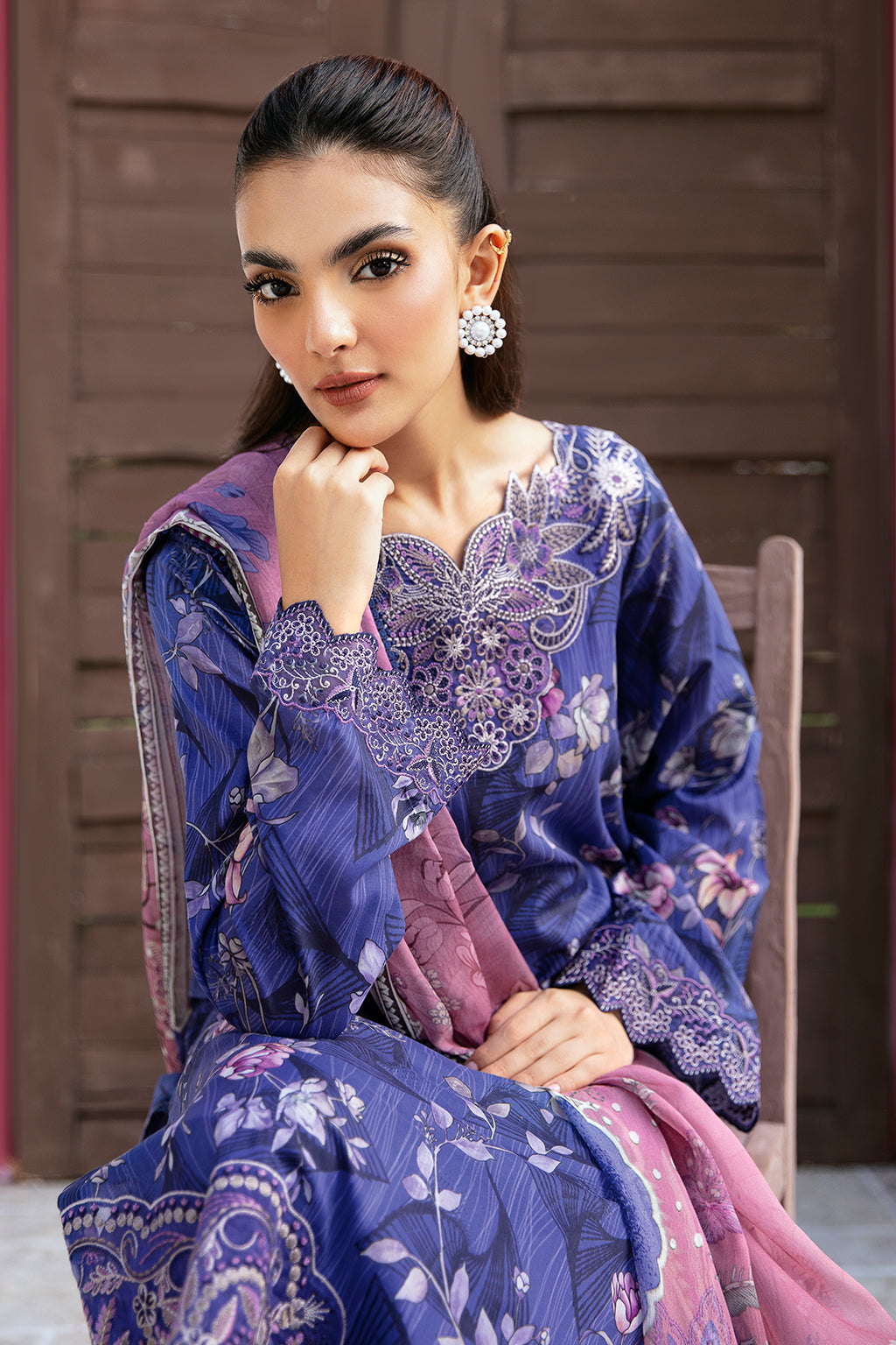 Ramsha | Rangrez Lawn Collection | N-509 by Ramsha - Designer Dress - Type: Ladies Clothes - Available at Libayah - 100% Original