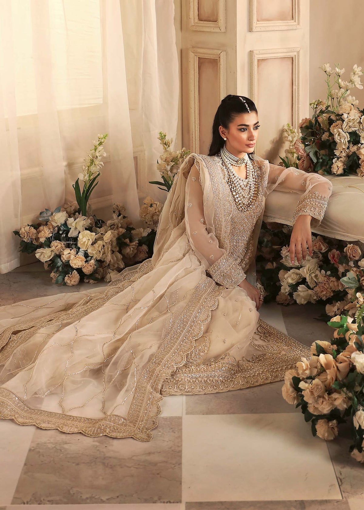 Akbar Aslam | Aleia Luxury Formals | Azucena by Akbar Aslam - Designer Dress - Type: Bridal - Available at Libayah - 100% Original