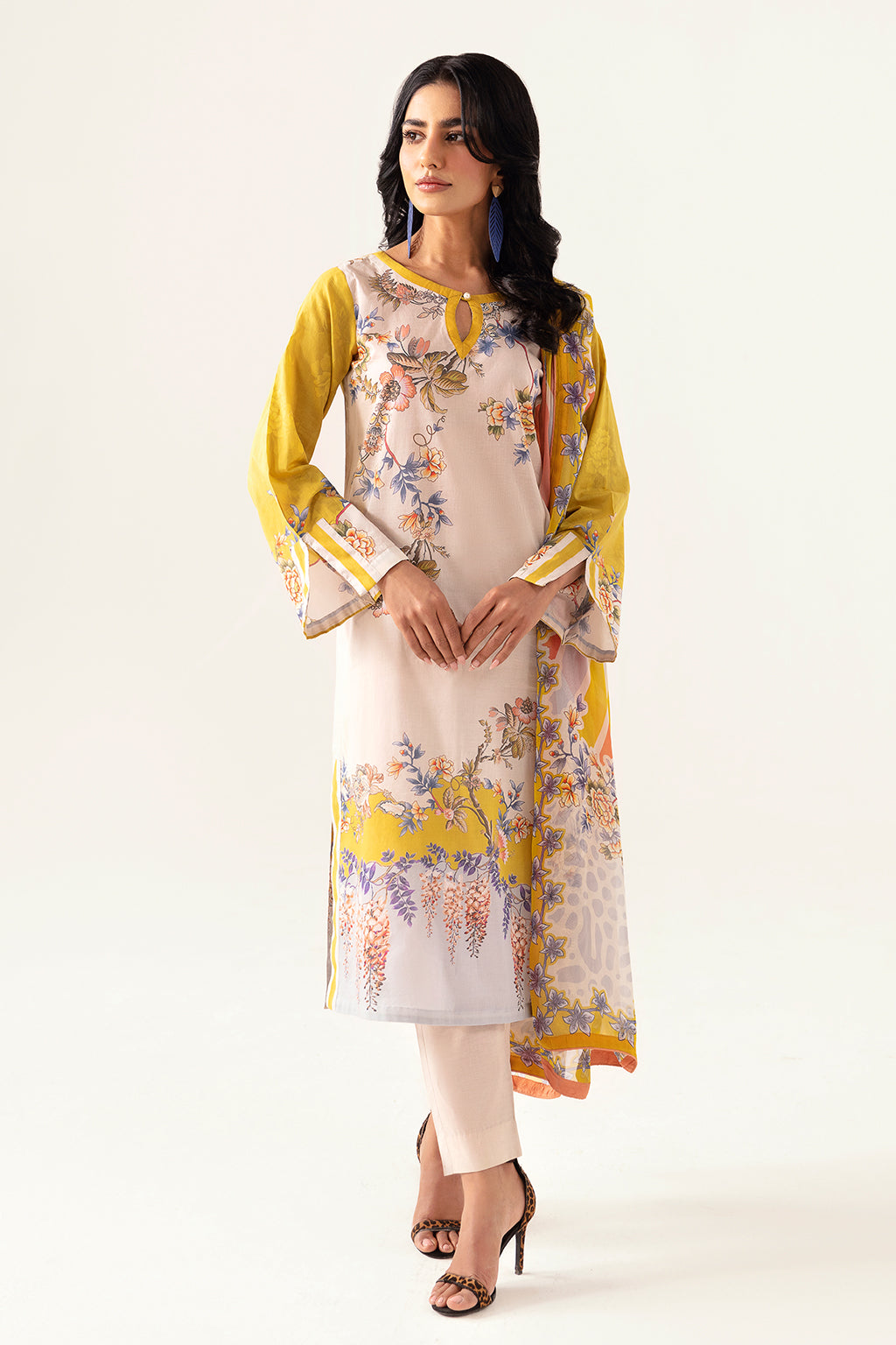 Ramsha | Pinted Lawn | RP-111 by Ramsha - Designer Dress - Type: Ladies Clothes - Available at Libayah - 100% Original
