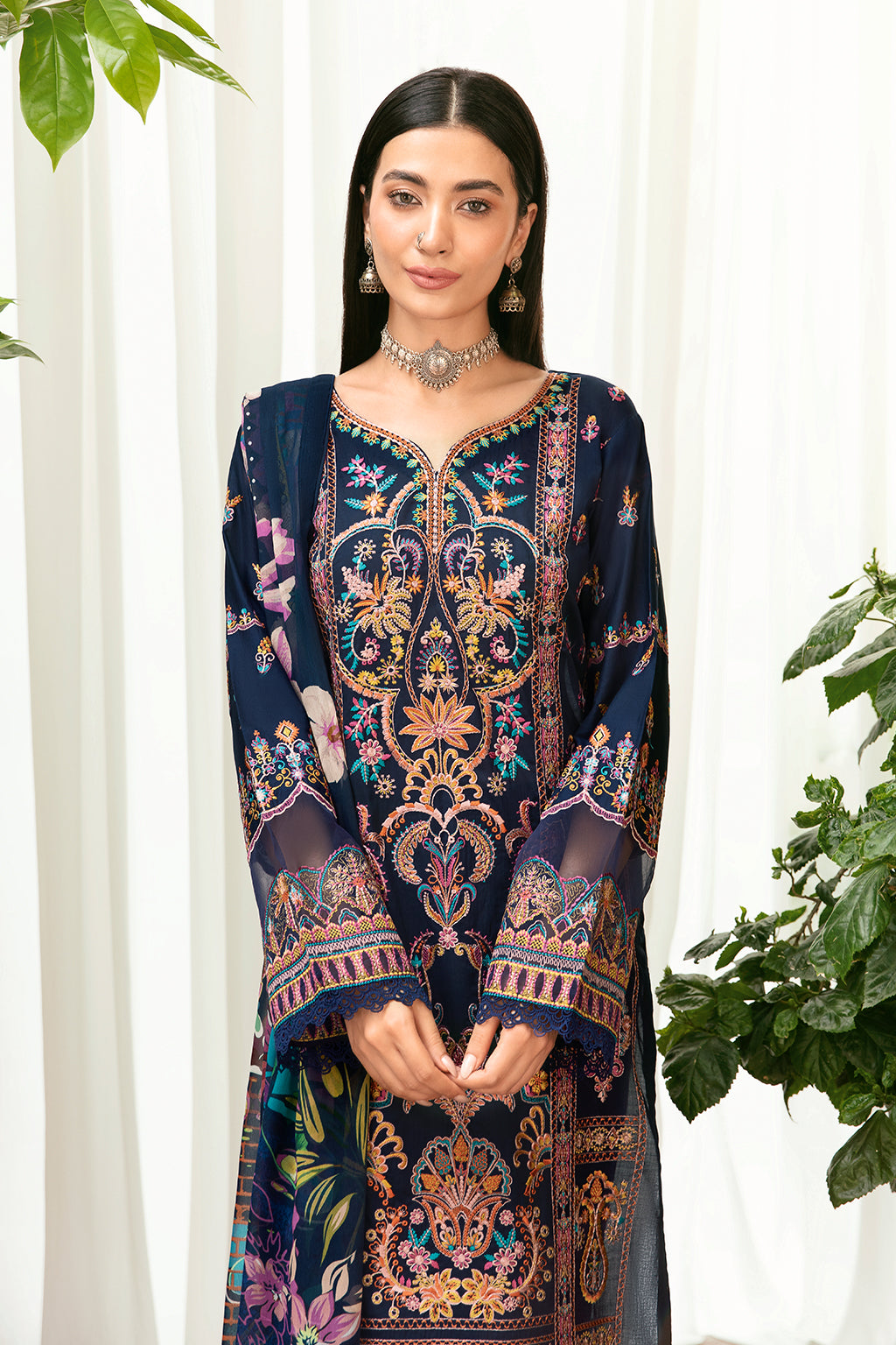 Ramsha | Mashaal Luxury Lawn | L-802 by Ramsha - Designer Dress - Type: Ladies Clothes - Available at Libayah - 100% Original