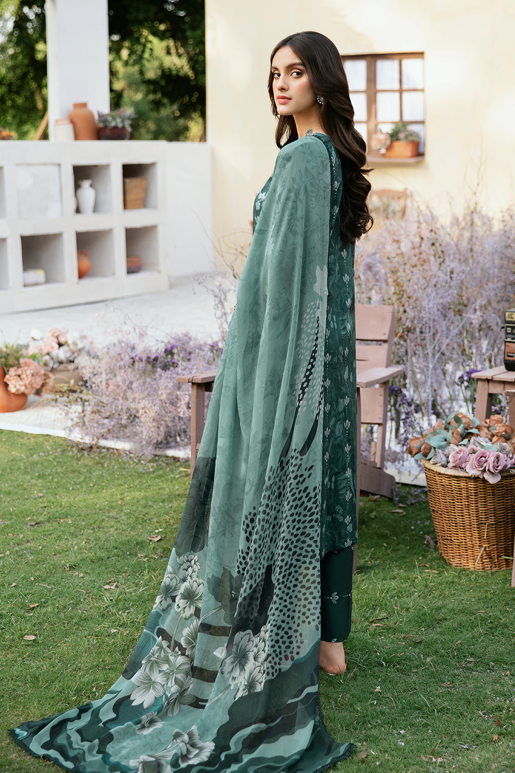 Ramsha | Rangrez Lawn Collection | N-505 by Ramsha - Designer Dress - Type: Ladies Clothes - Available at Libayah - 100% Original