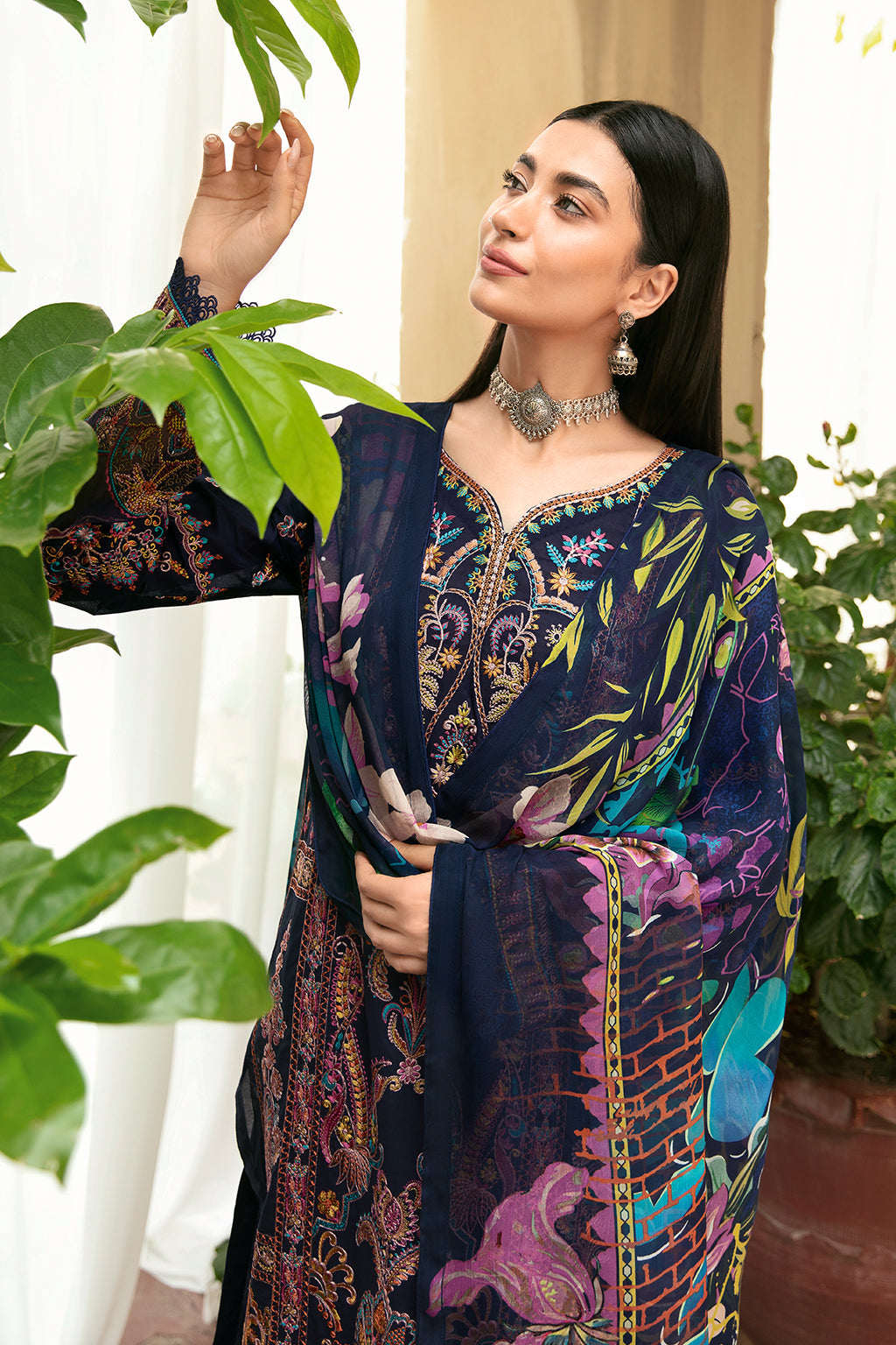 Ramsha | Mashaal Luxury Lawn | L-802 by Ramsha - Designer Dress - Type: Ladies Clothes - Available at Libayah - 100% Original