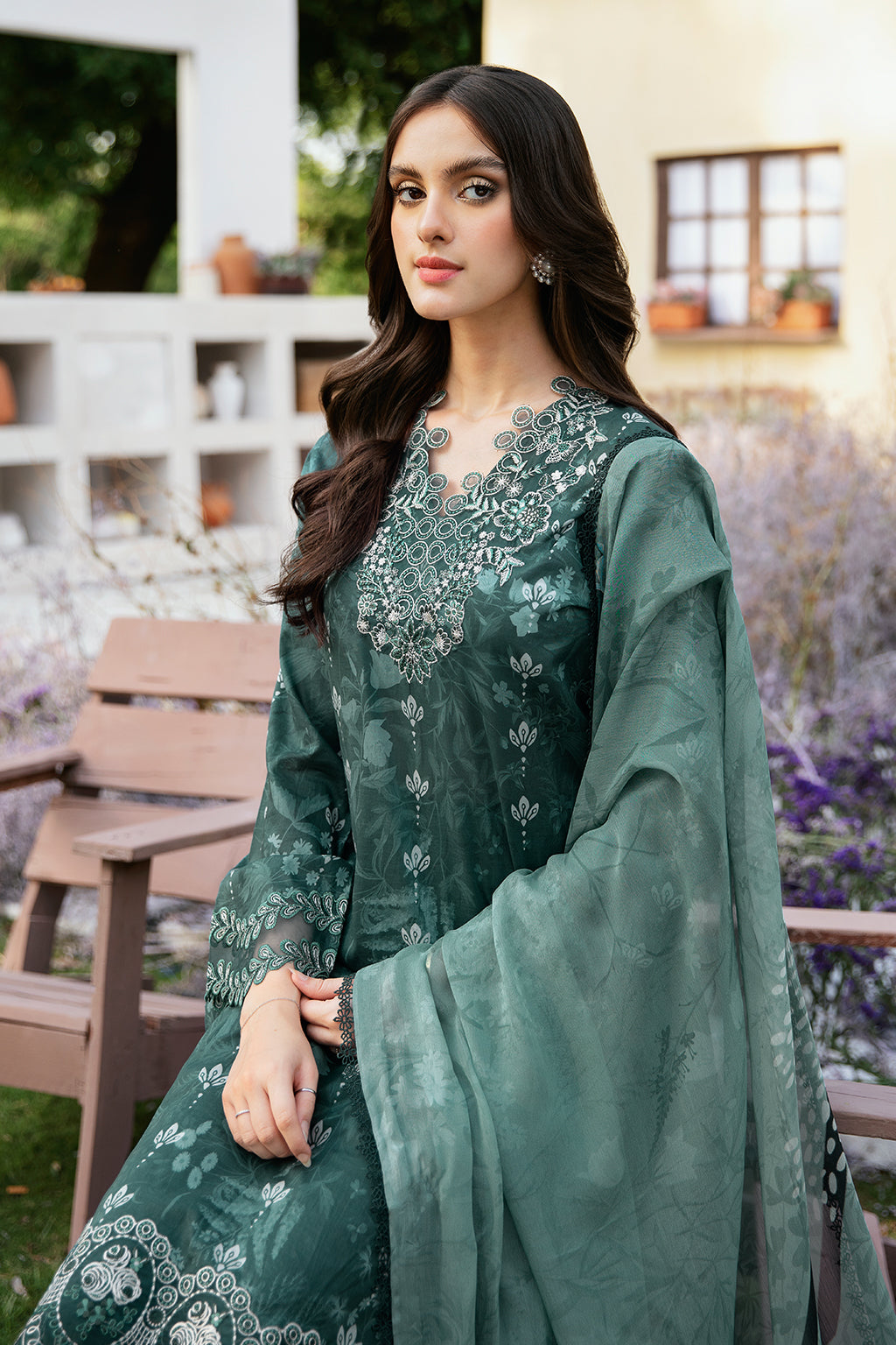 Ramsha | Rangrez Lawn Collection | N-505 by Ramsha - Designer Dress - Type: Ladies Clothes - Available at Libayah - 100% Original