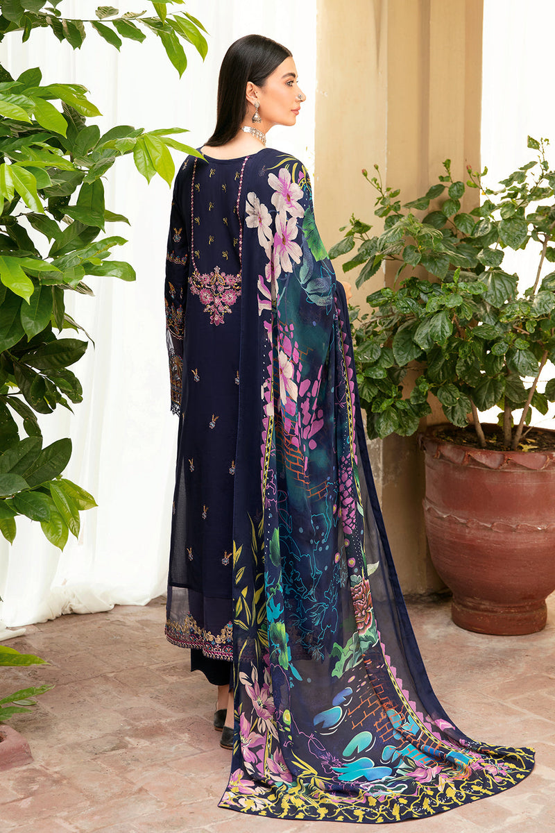 Ramsha | Luxury Lawn 24 | L-802 by Ramsha - Designer Dress - Type: Ladies Clothes - Available at Libayah - 100% Original