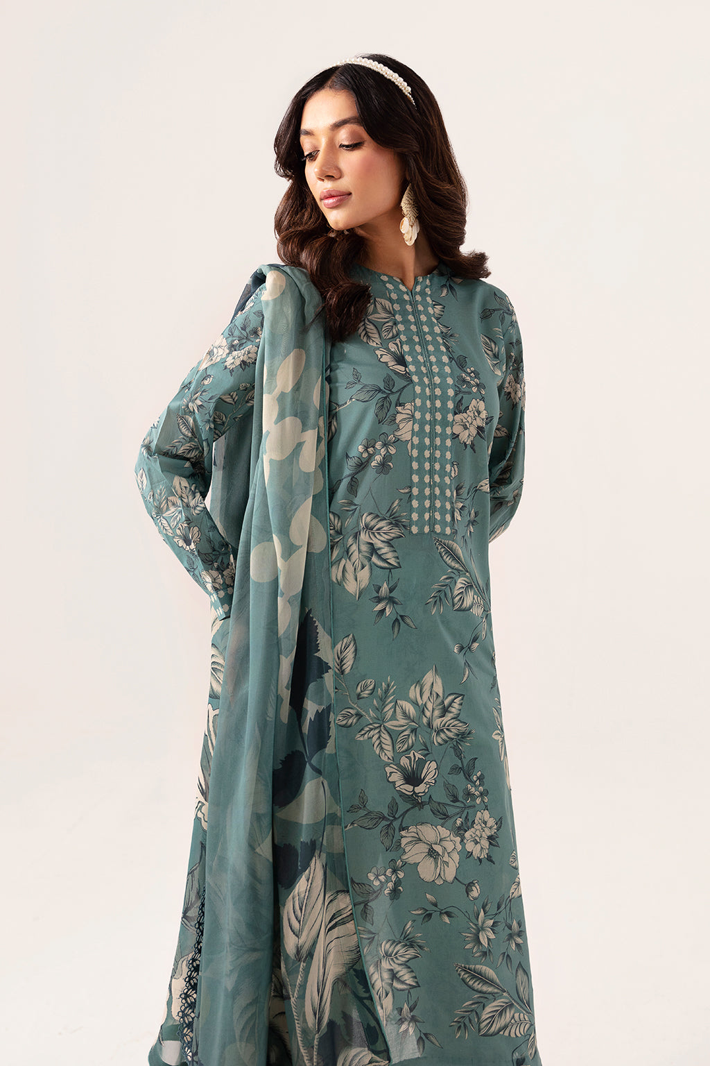 Ramsha | Pinted Lawn | RP-104 by Ramsha - Designer Dress - Type: Ladies Clothes - Available at Libayah - 100% Original