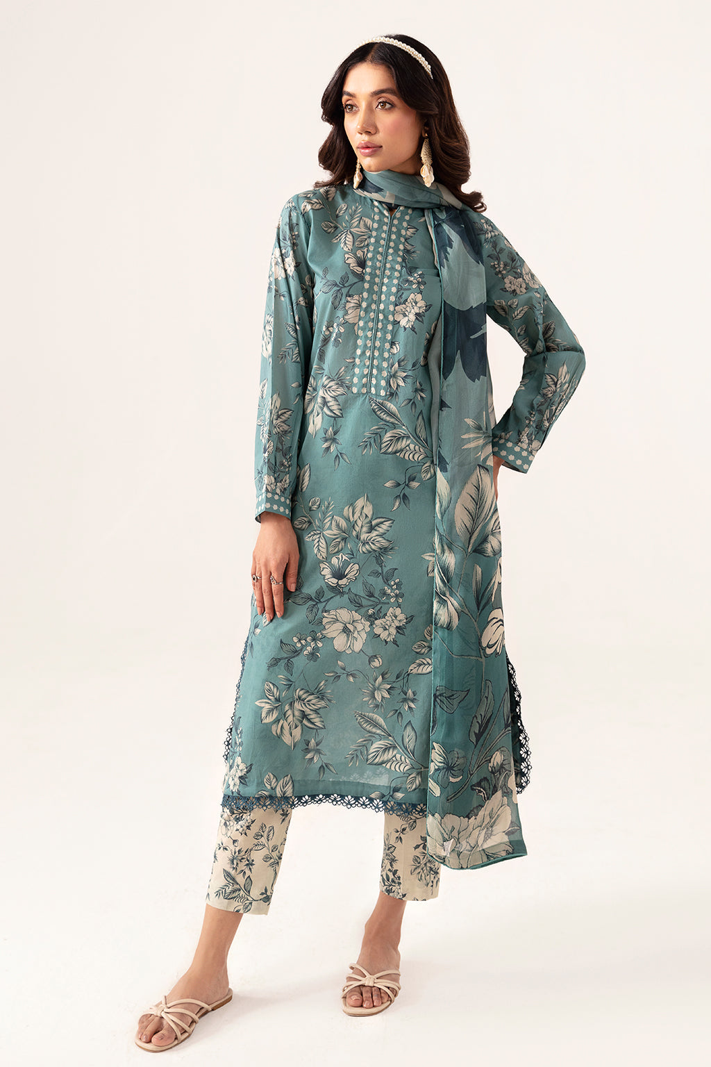 Ramsha | Pinted Lawn | RP-104 by Ramsha - Designer Dress - Type: Ladies Clothes - Available at Libayah - 100% Original