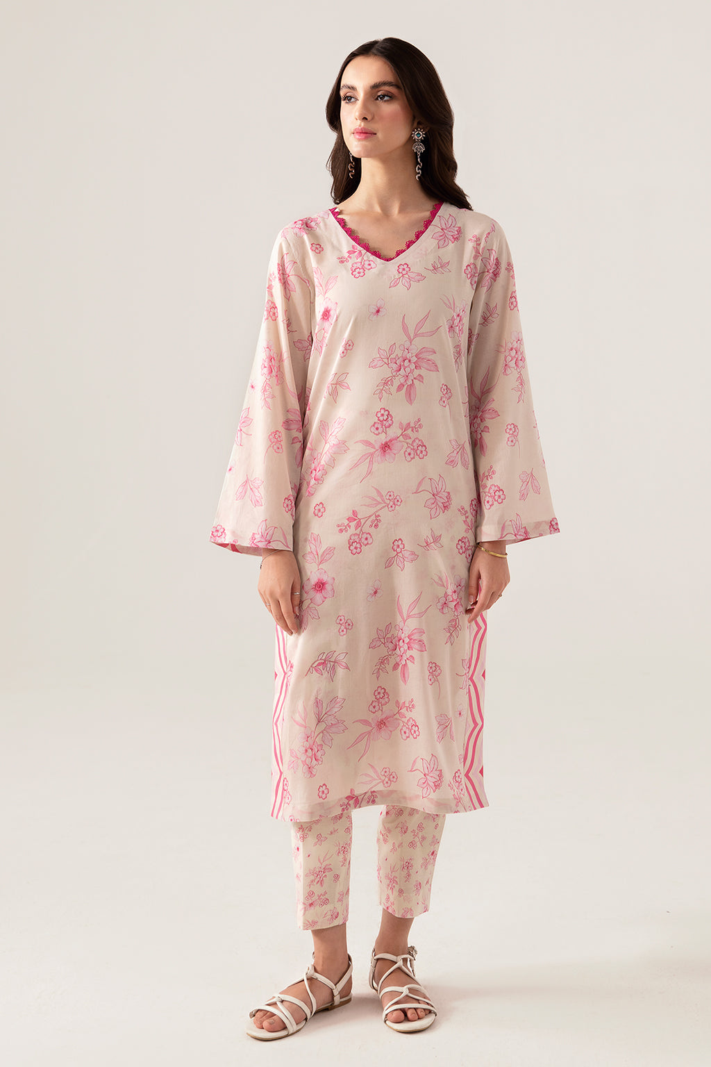 Ramsha | Pinted Lawn | RP-105 by Ramsha - Designer Dress - Type: Ladies Clothes - Available at Libayah - 100% Original