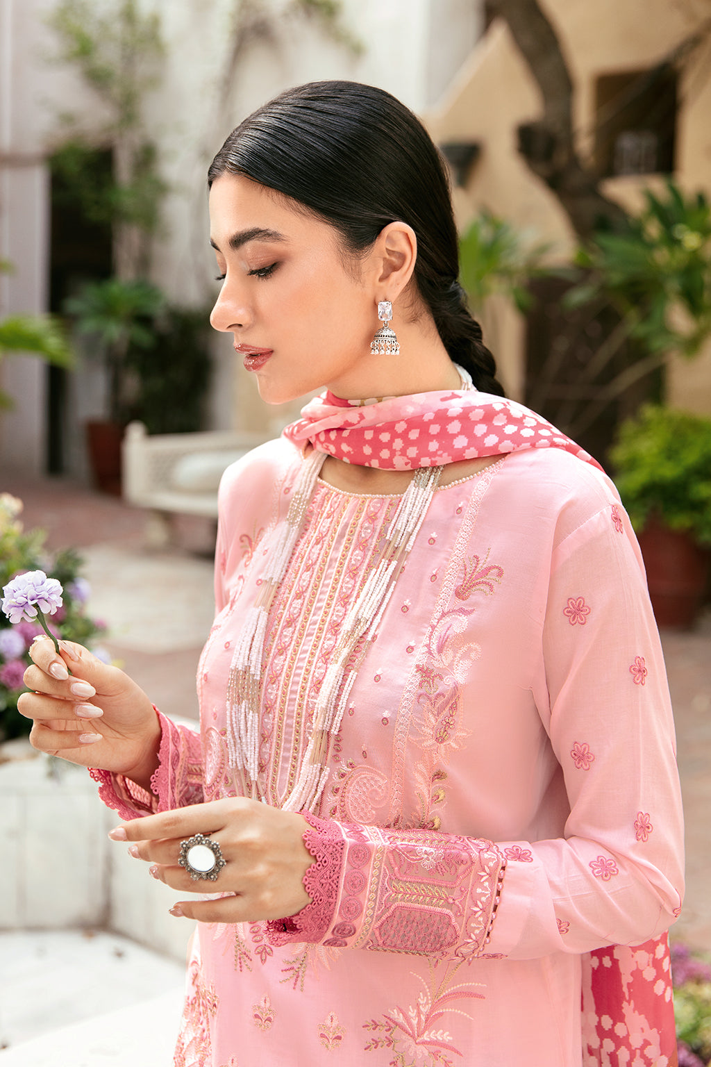 Ramsha | Mashaal Luxury Lawn | L-806 by Ramsha - Designer Dress - Type: Ladies Clothes - Available at Libayah - 100% Original
