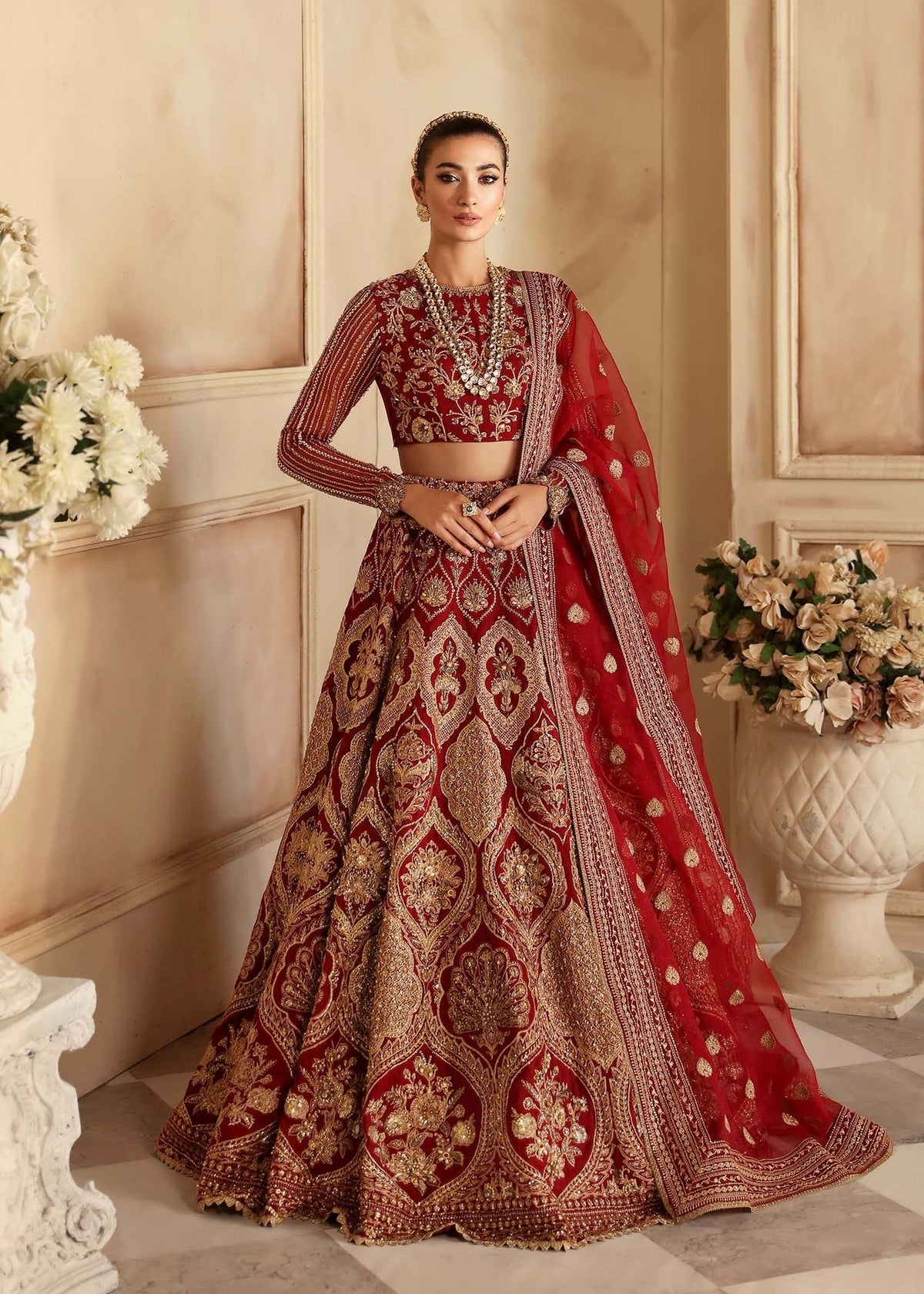 Akbar Aslam | Aleia Luxury Formals | Rosier by Akbar Aslam - Designer Dress - Type: Bridal - Available at Libayah - 100% Original