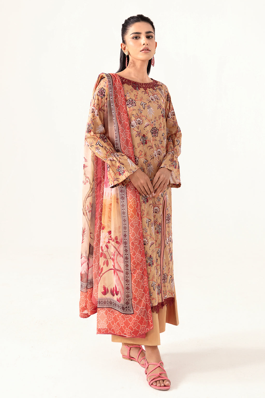 Ramsha | Pinted Lawn | RP-112 by Ramsha - Designer Dress - Type: Ladies Clothes - Available at Libayah - 100% Original