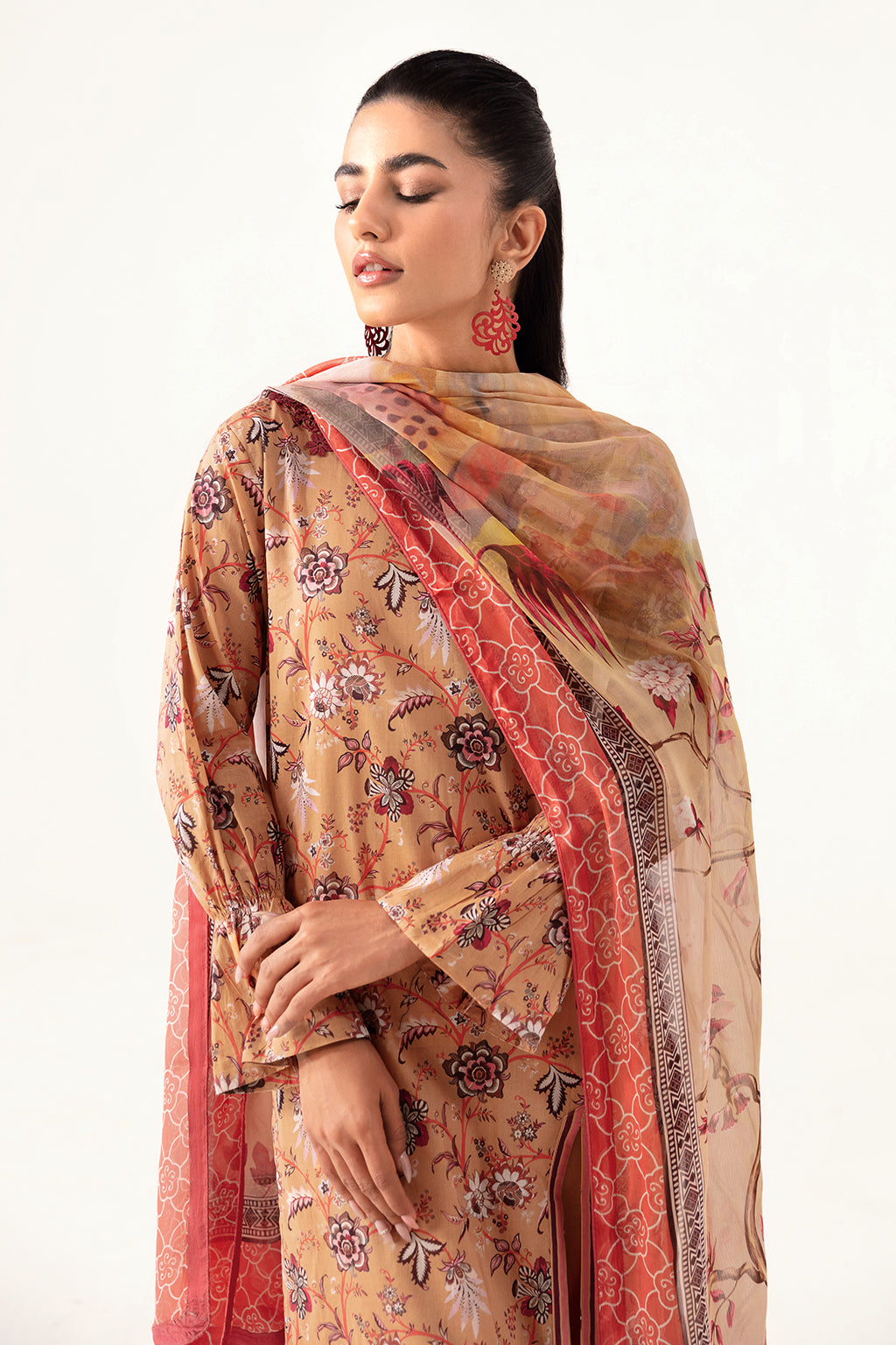 Ramsha | Pinted Lawn | RP-112 by Ramsha - Designer Dress - Type: Ladies Clothes - Available at Libayah - 100% Original