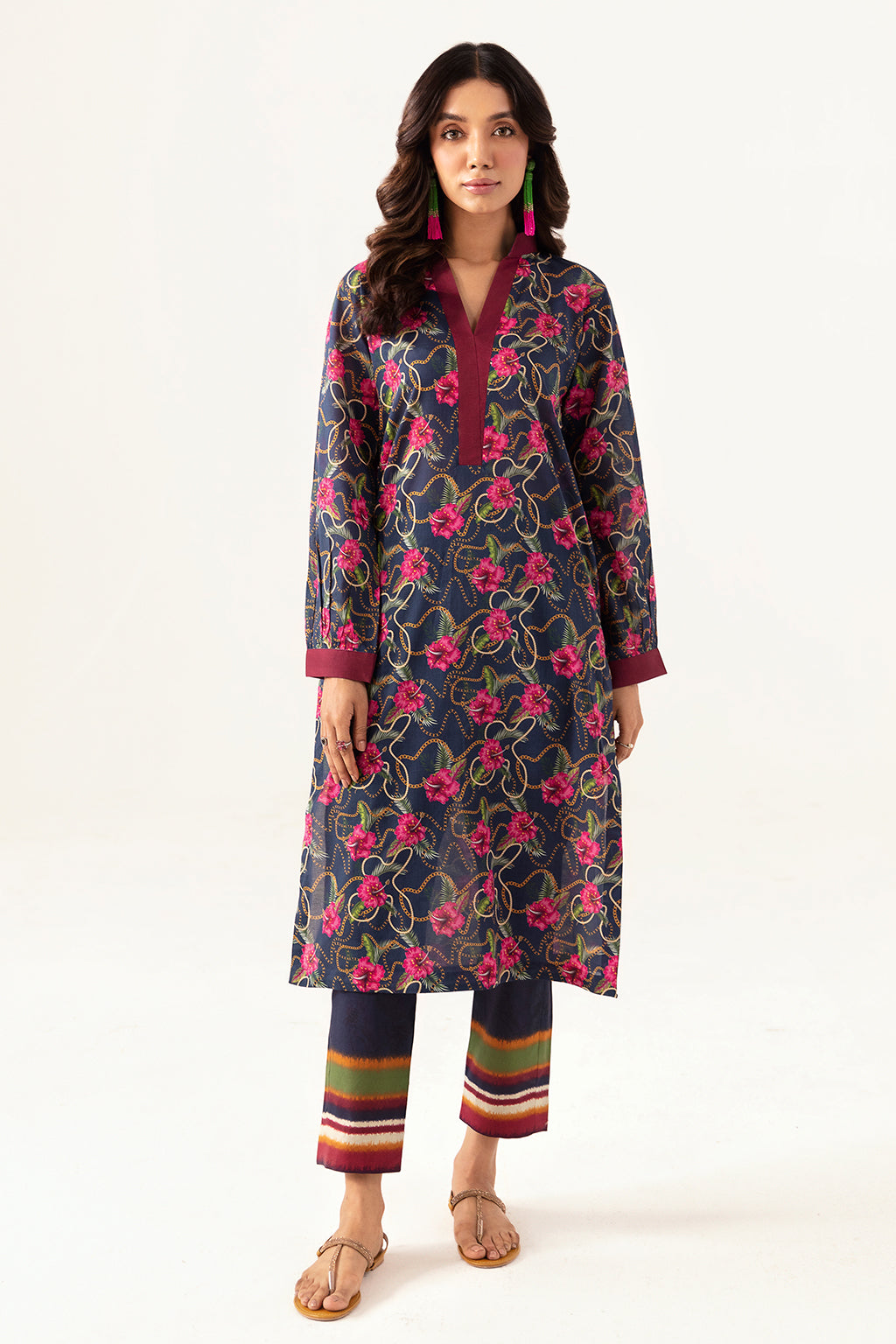 Ramsha | Pinted Lawn | RP-101 by Ramsha - Designer Dress - Type: Ladies Clothes - Available at Libayah - 100% Original